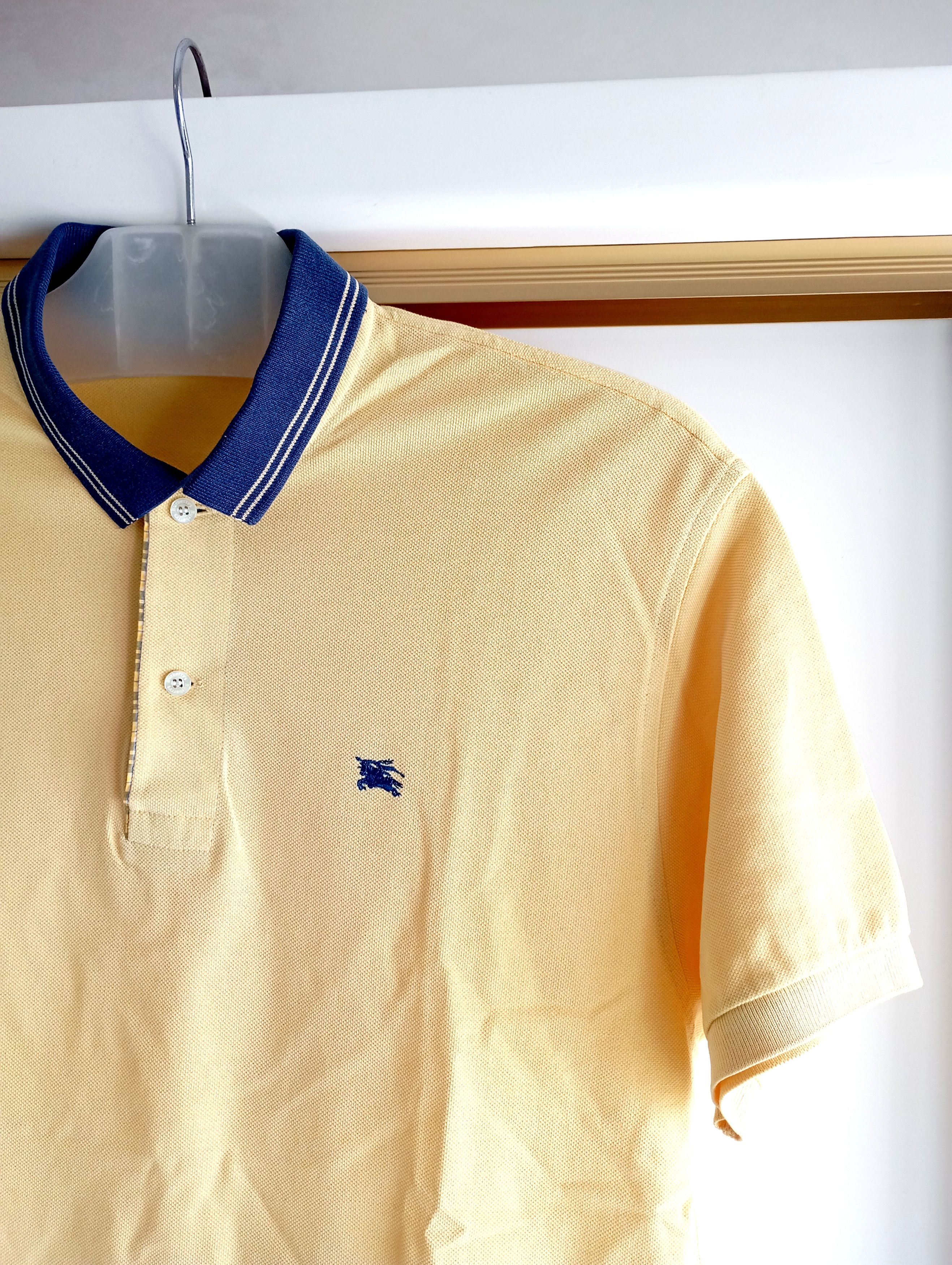 Burberry Vintage Burberry London Short Sleeve Polo T Shirt Tee Size US L / EU 52-54 / 3 - 4 Thumbnail