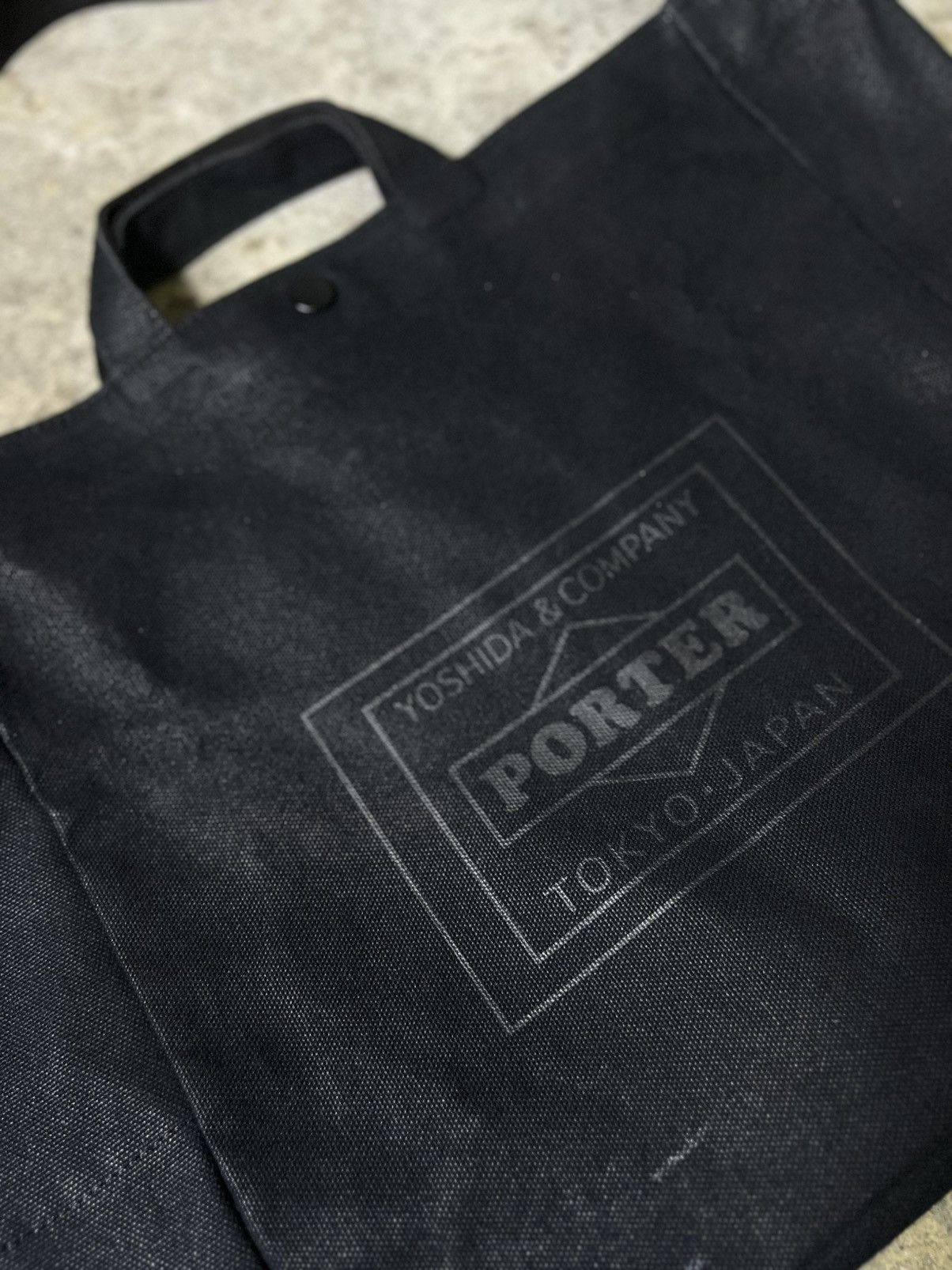 Porter Porter Yoshida x Urban Research - 2 Way - Canvas Black Bag Size ONE SIZE - 2 Thumbnail