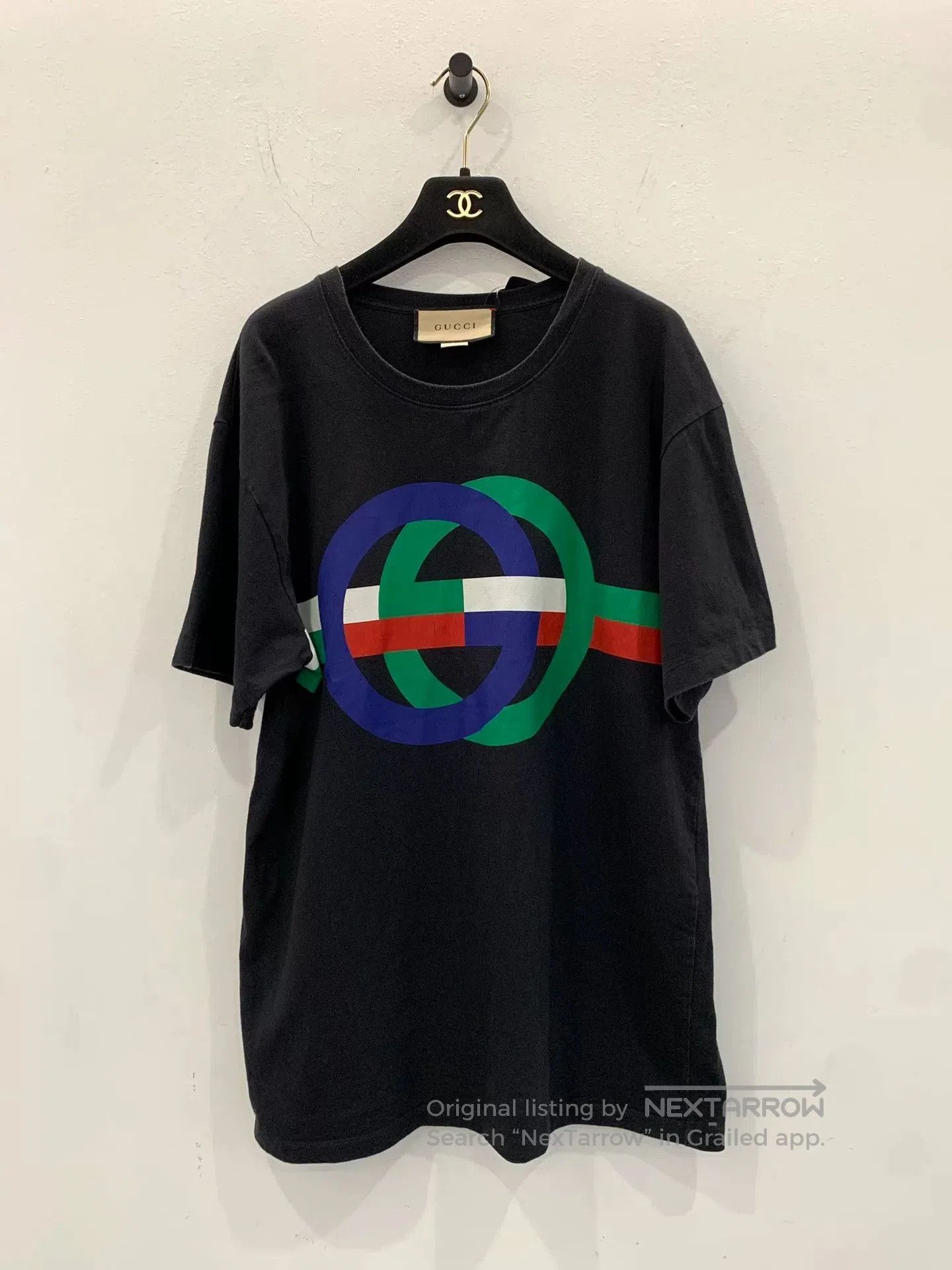 Gucci Gucci Double G Black Short Sleeve Tee. Size US M / EU 48-50 / 2 - 1 Thumbnail