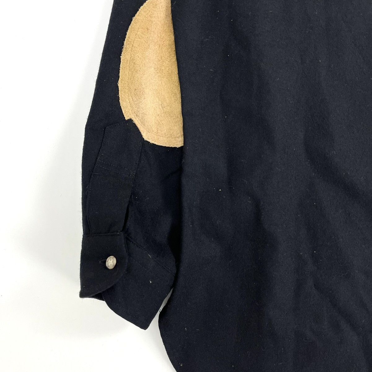 Pendleton 1990s Vintage Pendleton Wool Leather Flannel Western Shirt Size US M / EU 48-50 / 2 - 9 Thumbnail