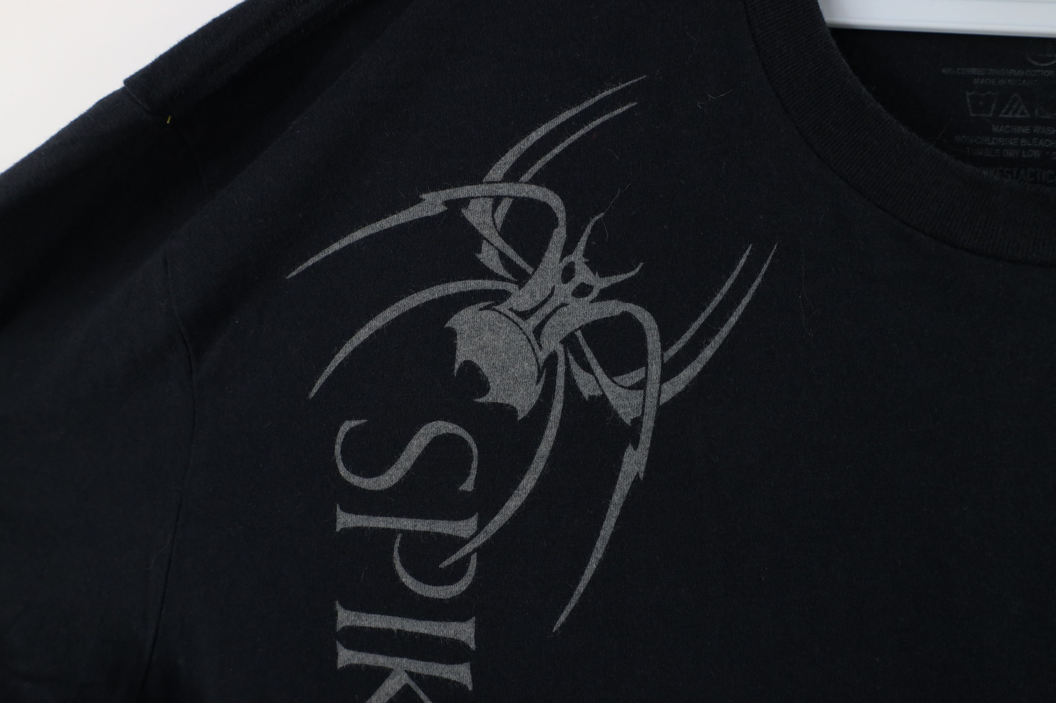 Vintage Spikes Tactical Out Spider Logo Short Sleeve T-Shirt Black Size US XL / EU 56 / 4 - 5 Thumbnail