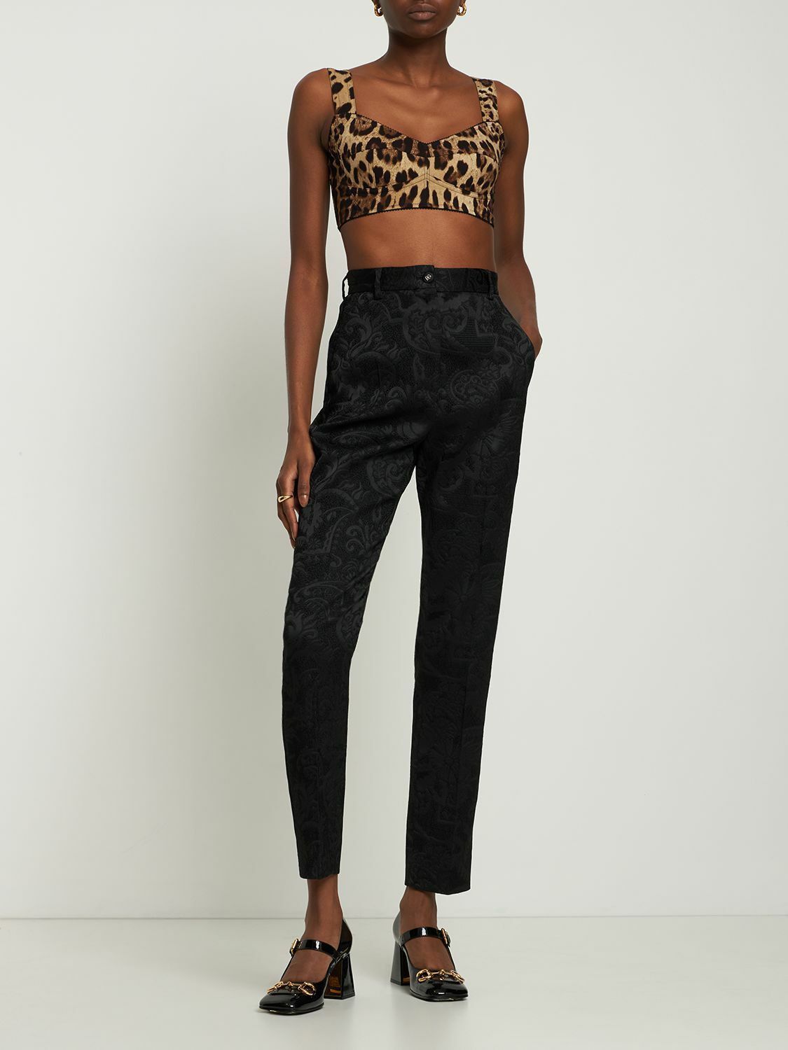 Dolce & Gabbana o1y0925 Casual Pant in Black Size 27" / US 4 / IT 40 - 3 Thumbnail