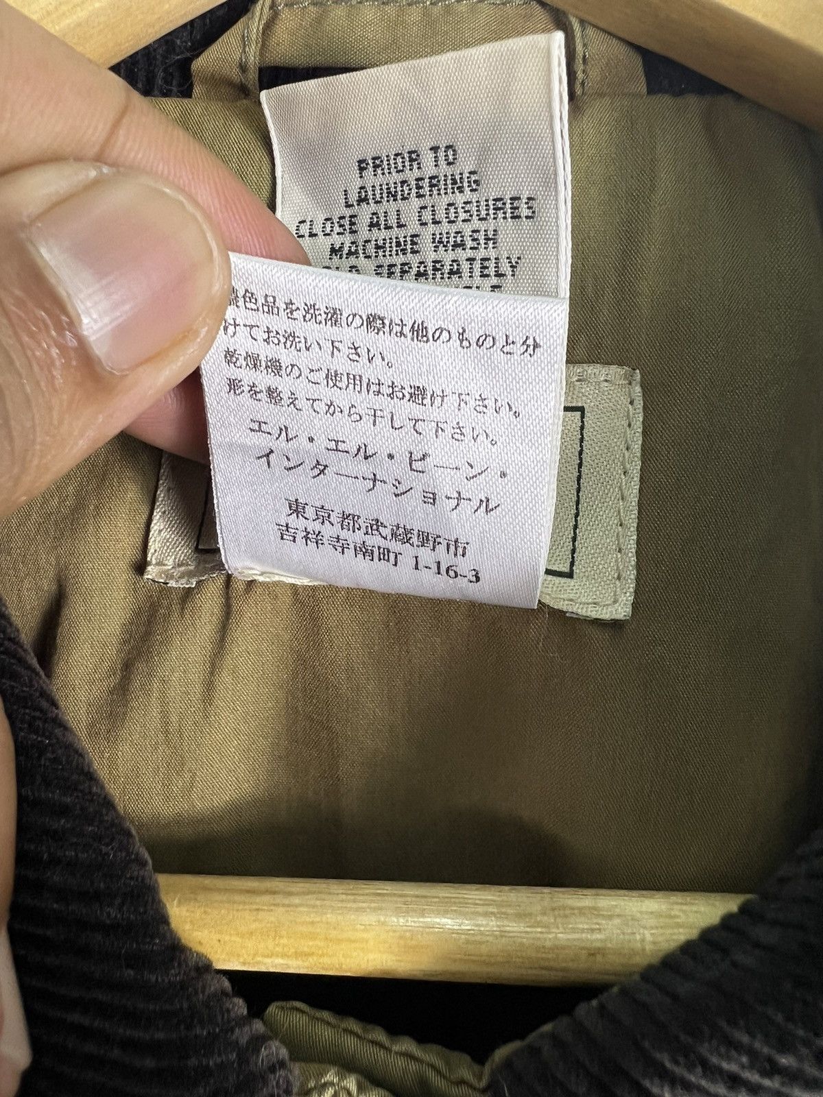 L.L. Bean 🔥 VTG OLIVE QUILTED SUNFADED L.L BEAN CORD COLLAR JACKET -M Size M / US 6-8 / IT 42-44 - 12 Thumbnail