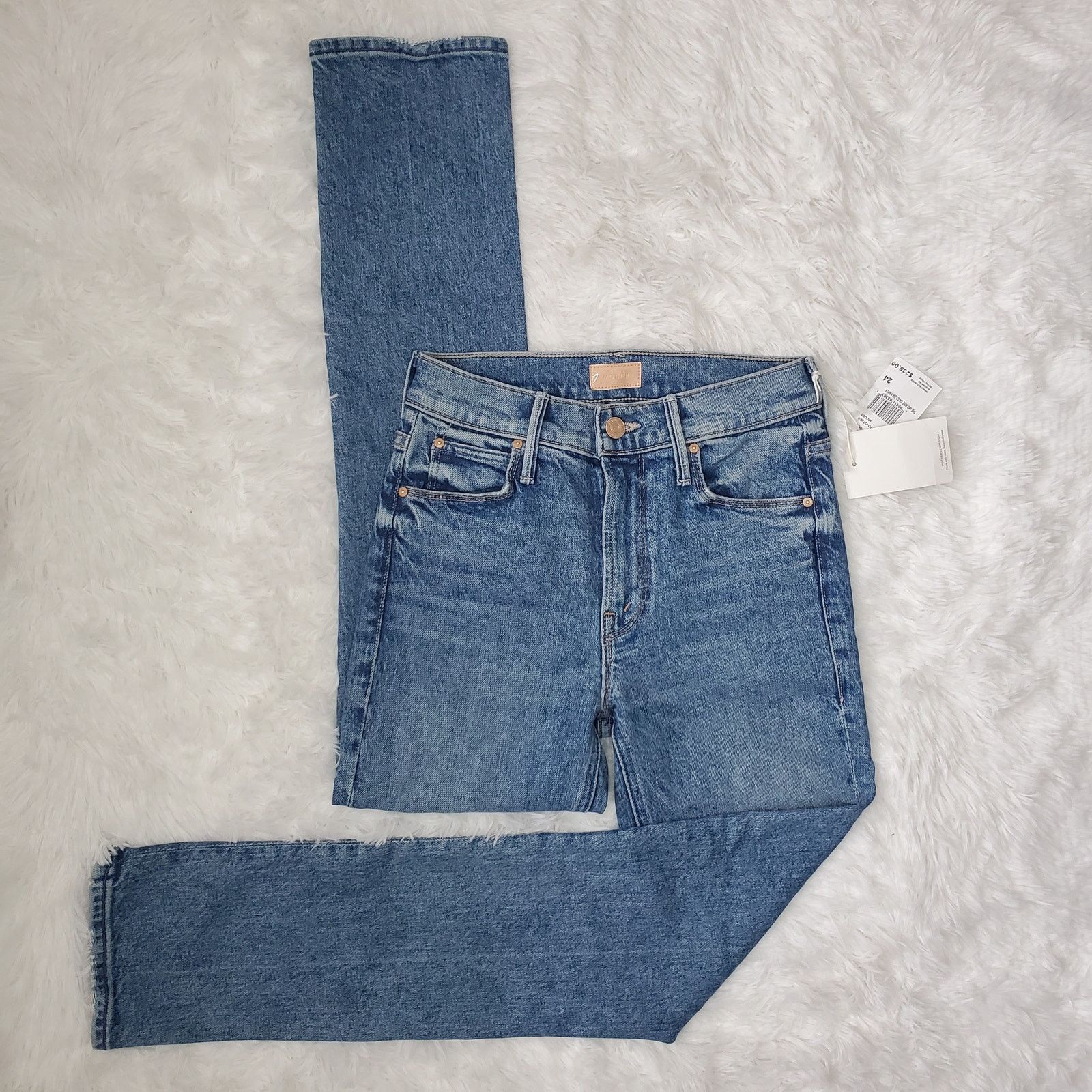 Mother Dazzler Mid Rise Ankle Jeans 24 / 0