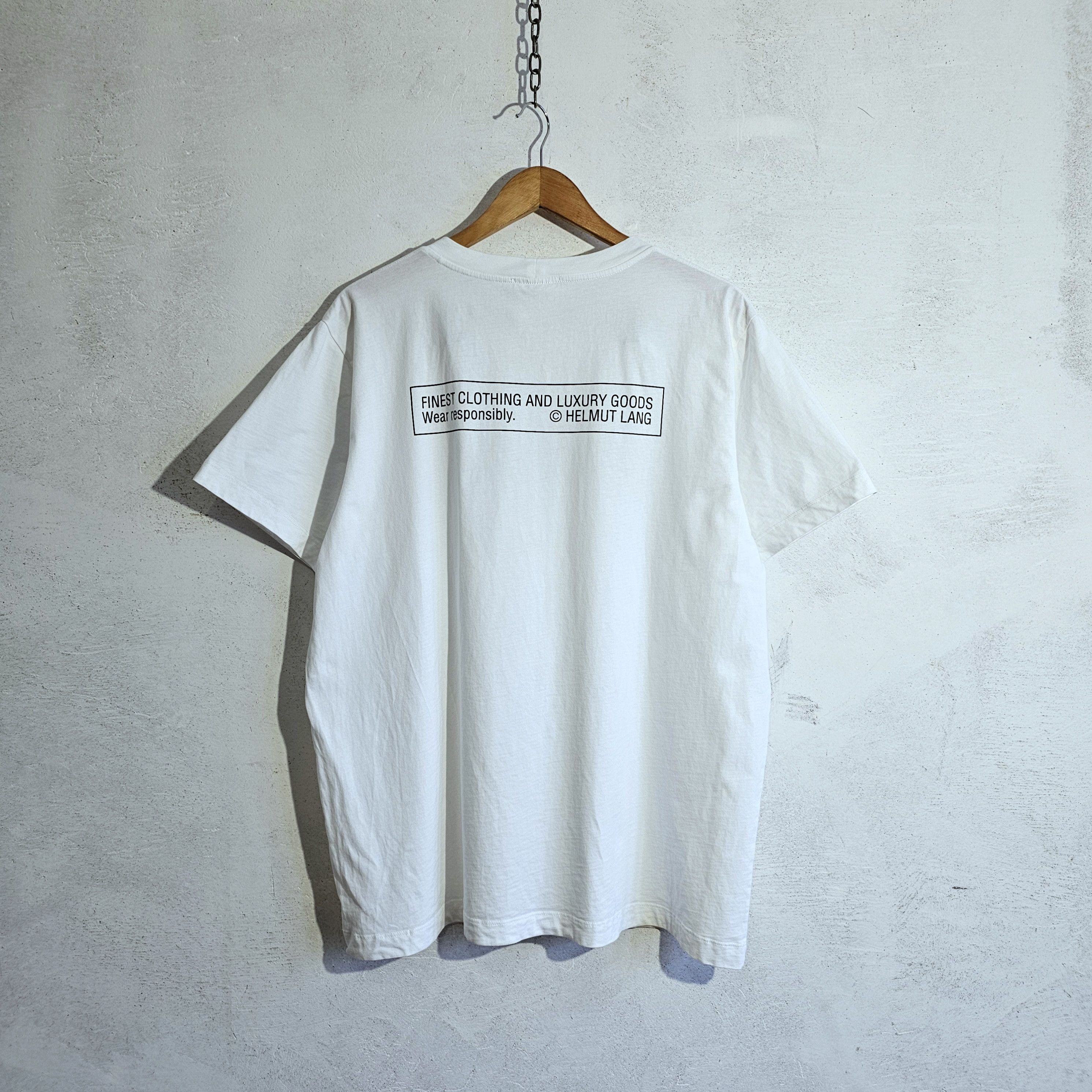 Helmut Lang × Vintage Helmut Lang oversize vintage white t-shirt Size US XXL / EU 58 / 5 - 4 Thumbnail