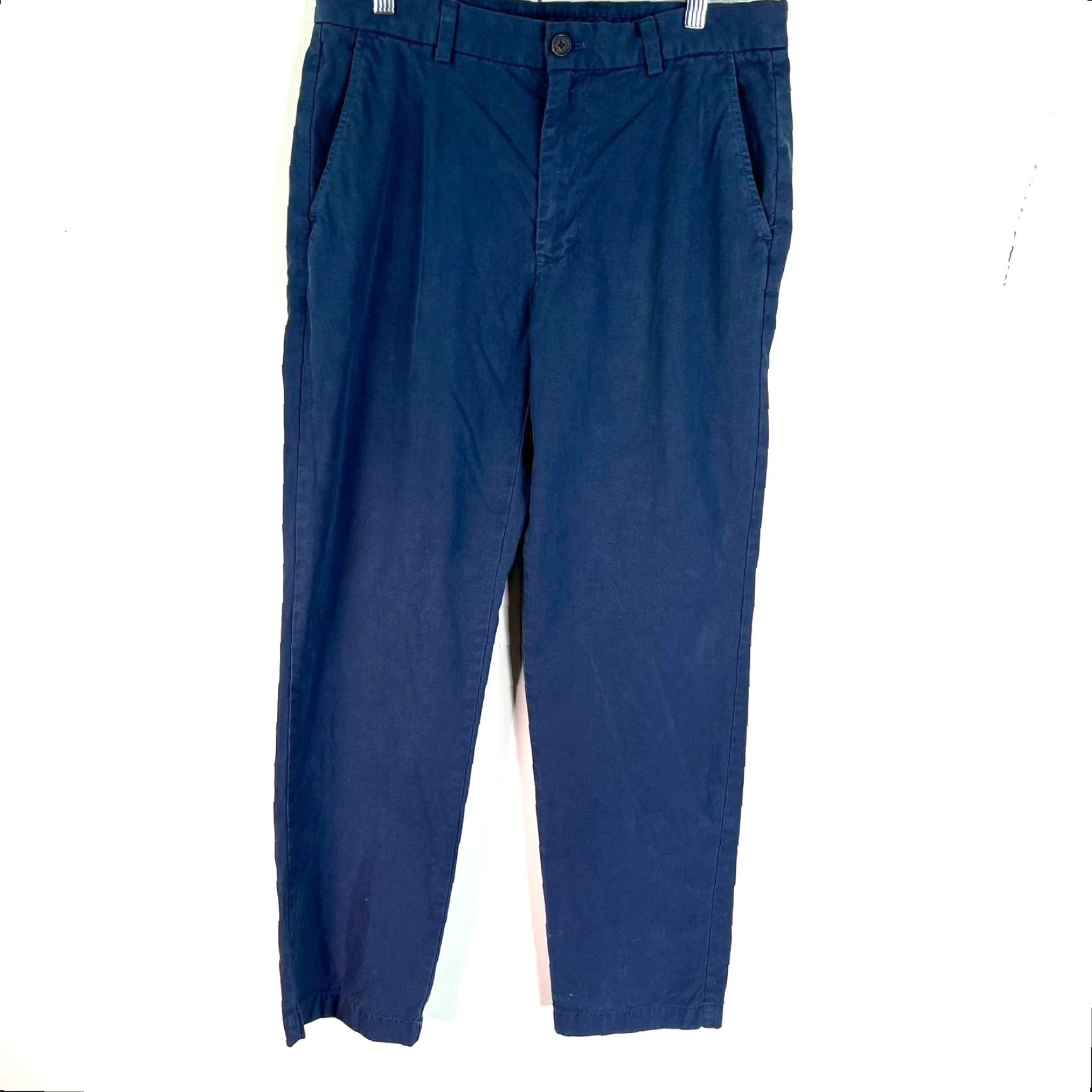 Brooks Brothers Brooks Brothers Clark Fit Chino Pants Mens 33 Blue Khaki Cotton Regular Straight 33x31 Size US 33 - 2 Thumbnail