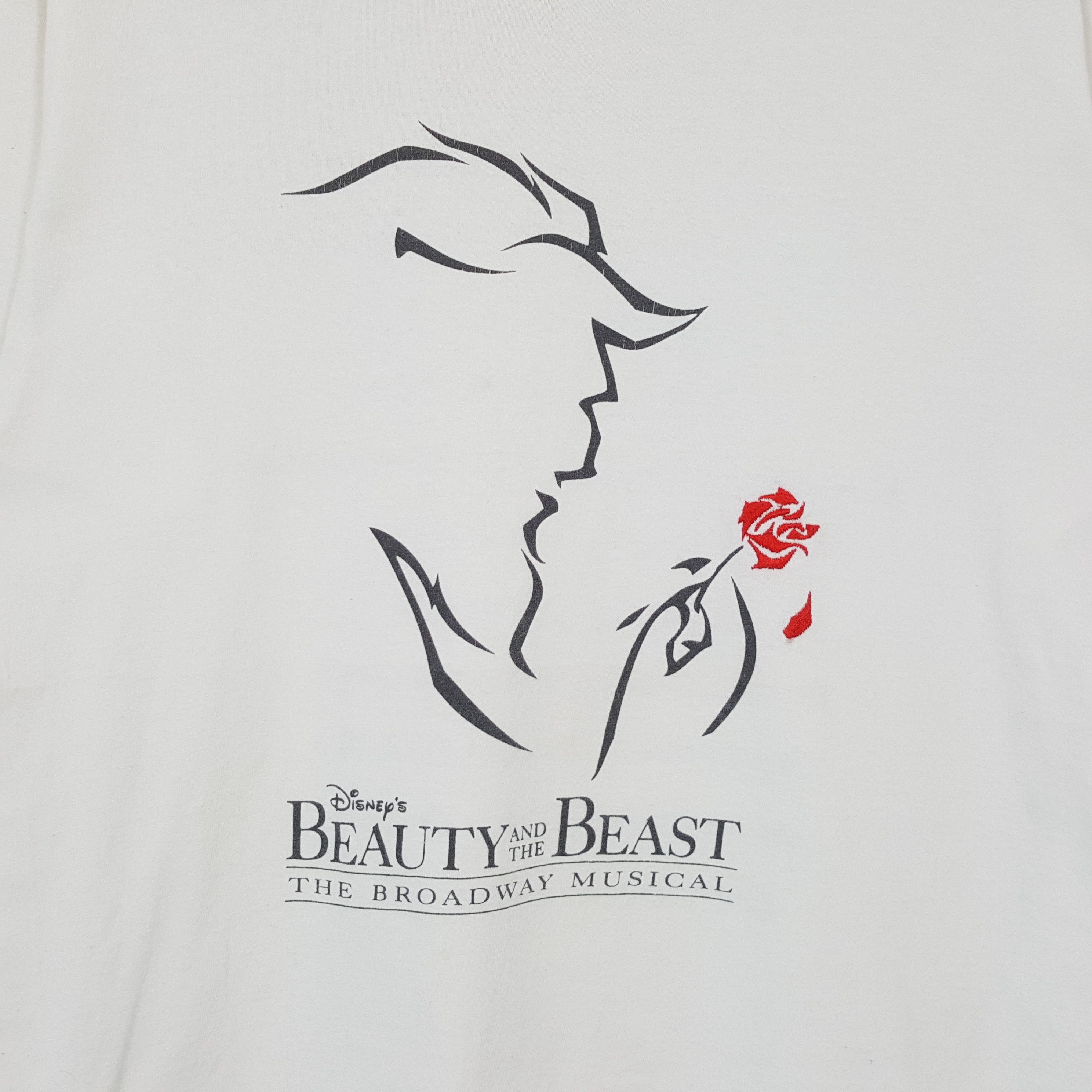 Disney × Vintage Beauty and the Beast Movie Disney Tshirt Size US M / EU 48-50 / 2 - 2 Thumbnail