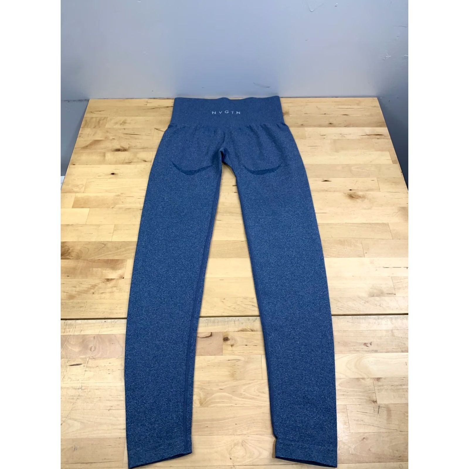 Vintage NVGTN Leggings Women XS Blue Activewear Gym Training Bodybuilding 13242 Size 26" / US 2 / IT 38 - 7 Thumbnail