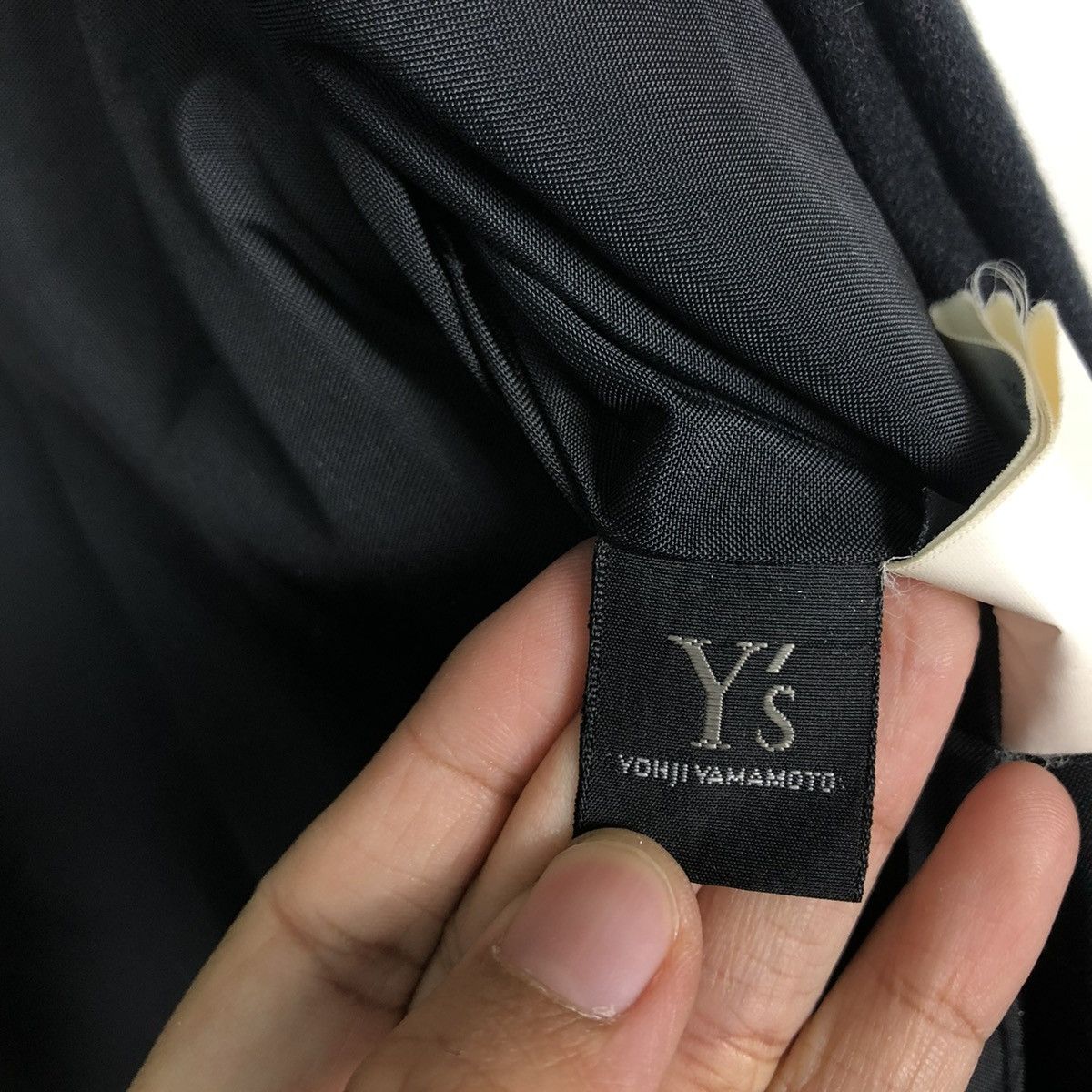 Yohji Yamamoto ☄️Rich Black - Fly Coats Wool Long Jacket Y’s Yohji Yamamoto Size US M / EU 48-50 / 2 - 15 Thumbnail