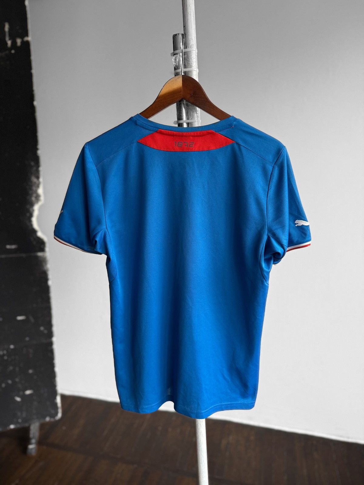 Puma Puma Mens Rangers FC 2013-14 Home Football Jersey T-Shirt Size US S / EU 44-46 / 1 - 2 Thumbnail
