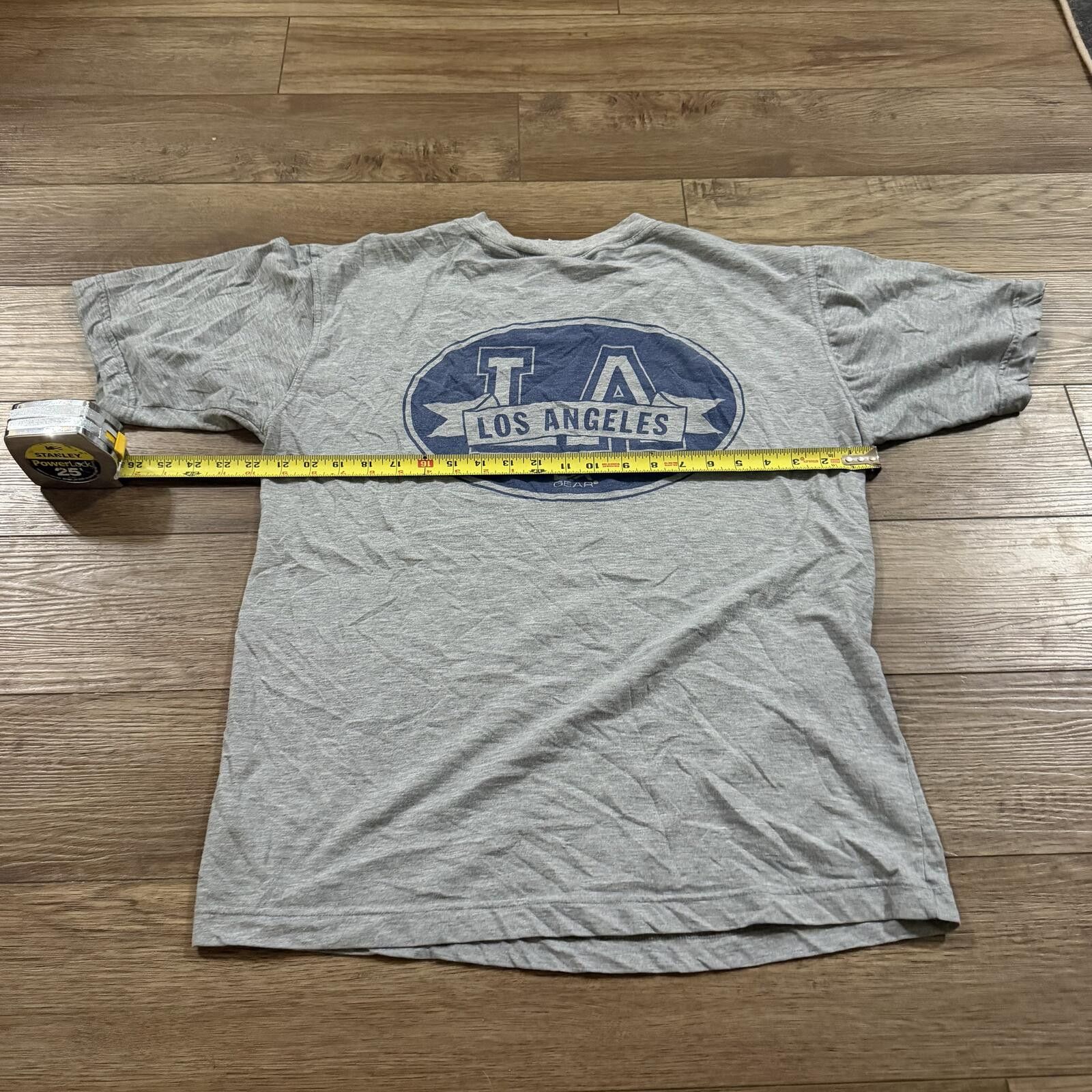 La Gear Vintage 90s Los Angeles LA Gear Gym Fitness Shirt Grey Size US XL / EU 56 / 4 - 6 Thumbnail