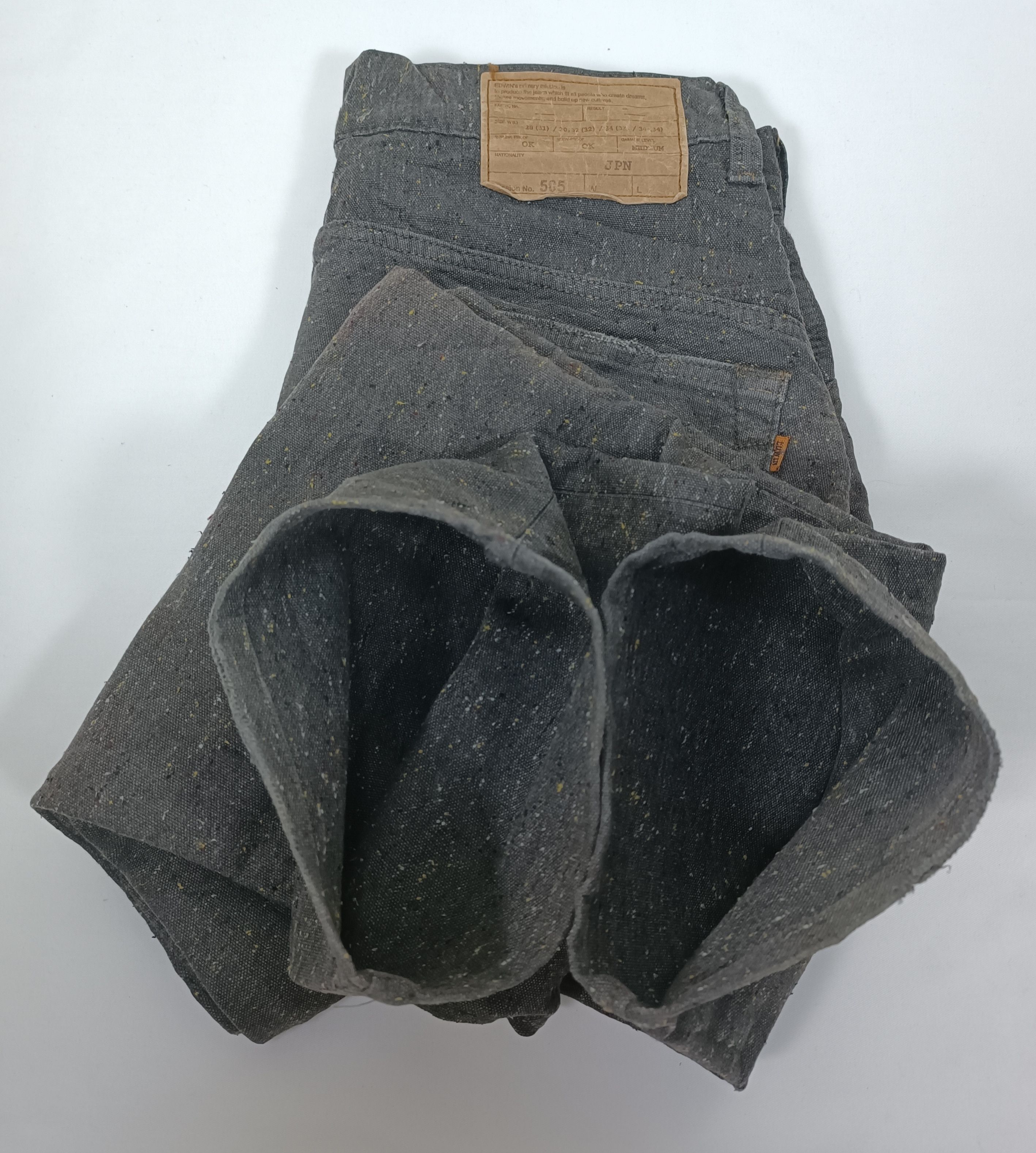 Edwin Vintage Edwin 505 Orange Tab Sun Faded Black Jeans Size US 32 / EU 48 - 16 Thumbnail