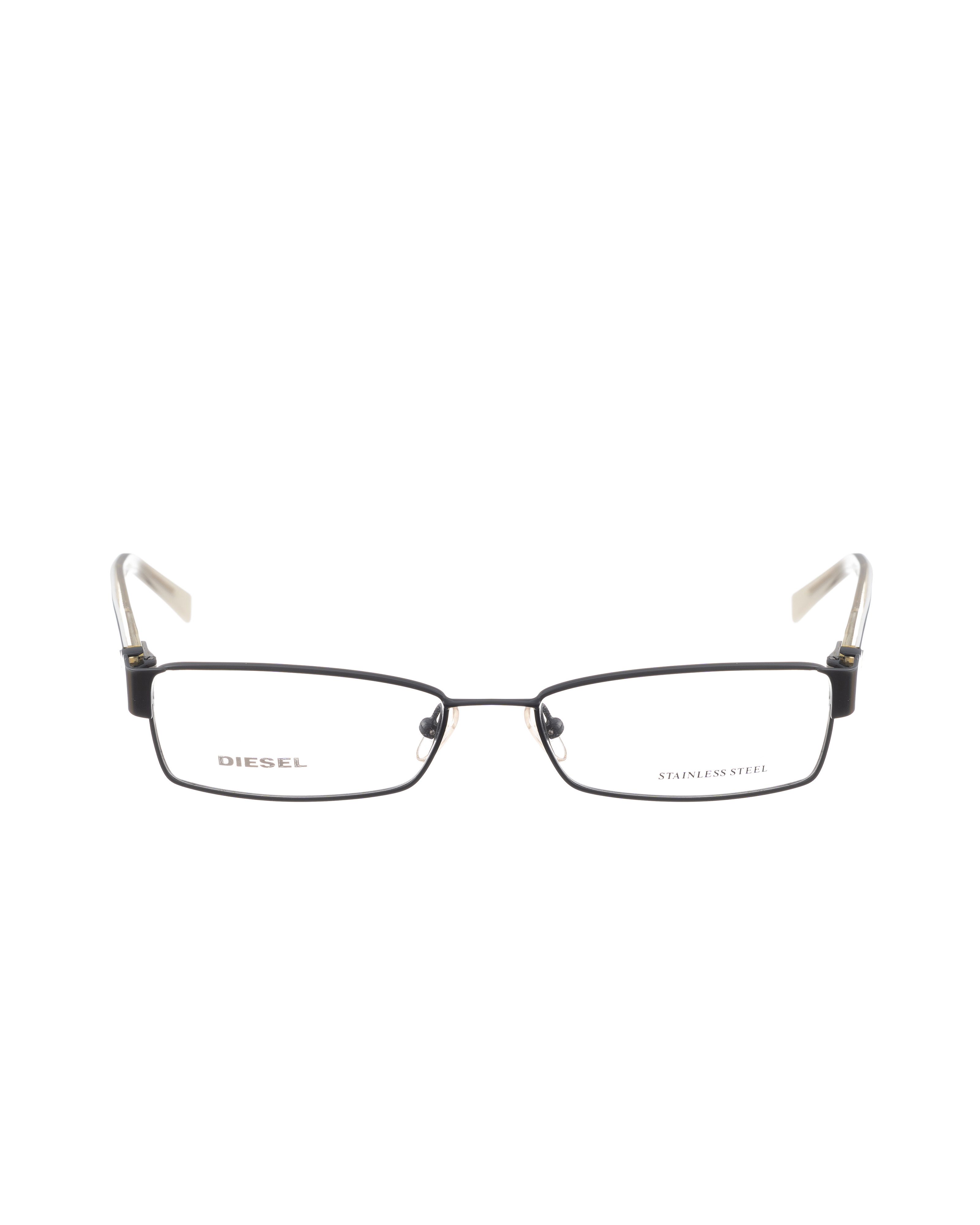 Diesel Diesel 00s Black & White Rectangular Glasses Size ONE SIZE - 2 Thumbnail