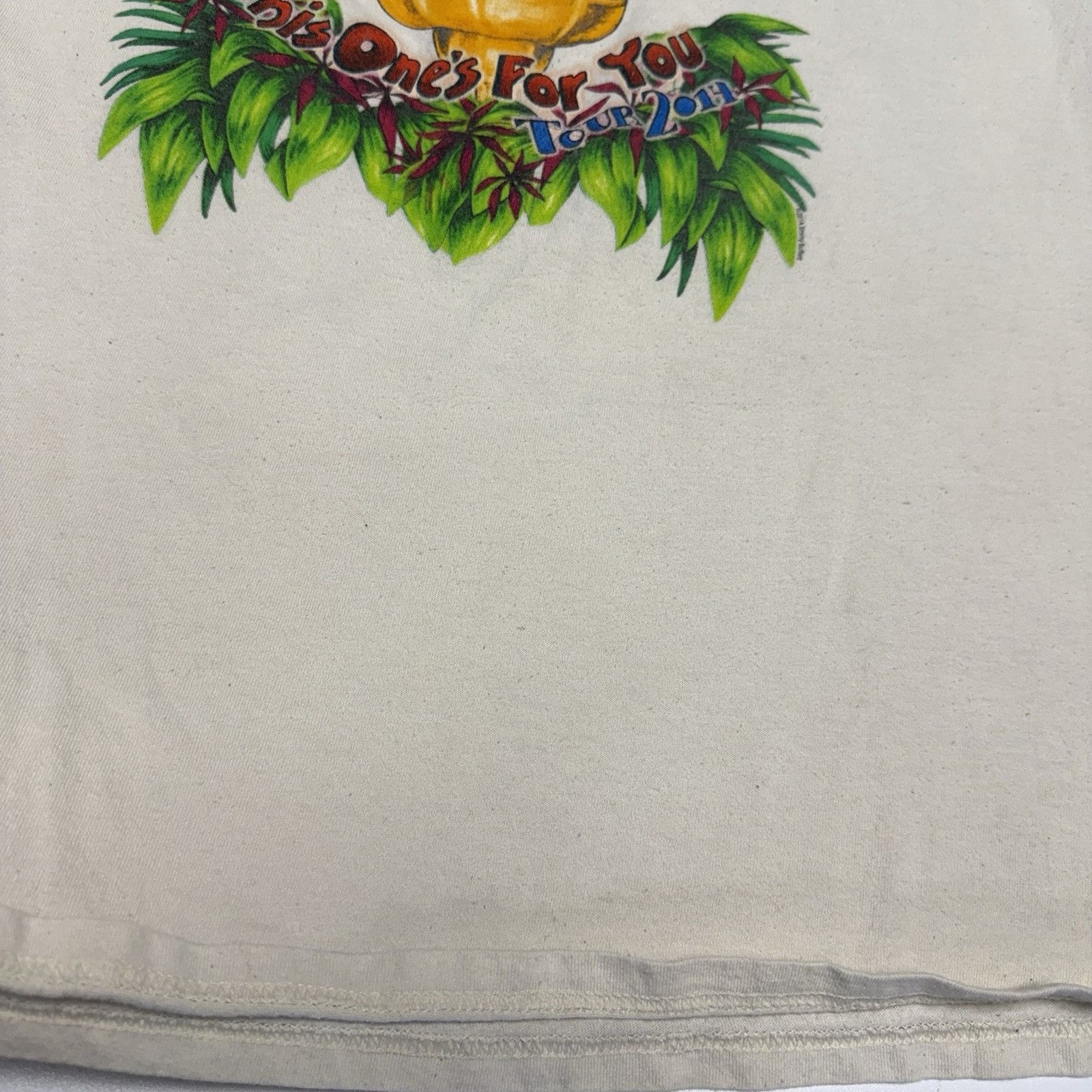 Band Tees Jimmy Buffett This One’s For You Tour 2014 Concert L 21x28.5 Size US L / EU 52-54 / 3 - 9 Thumbnail