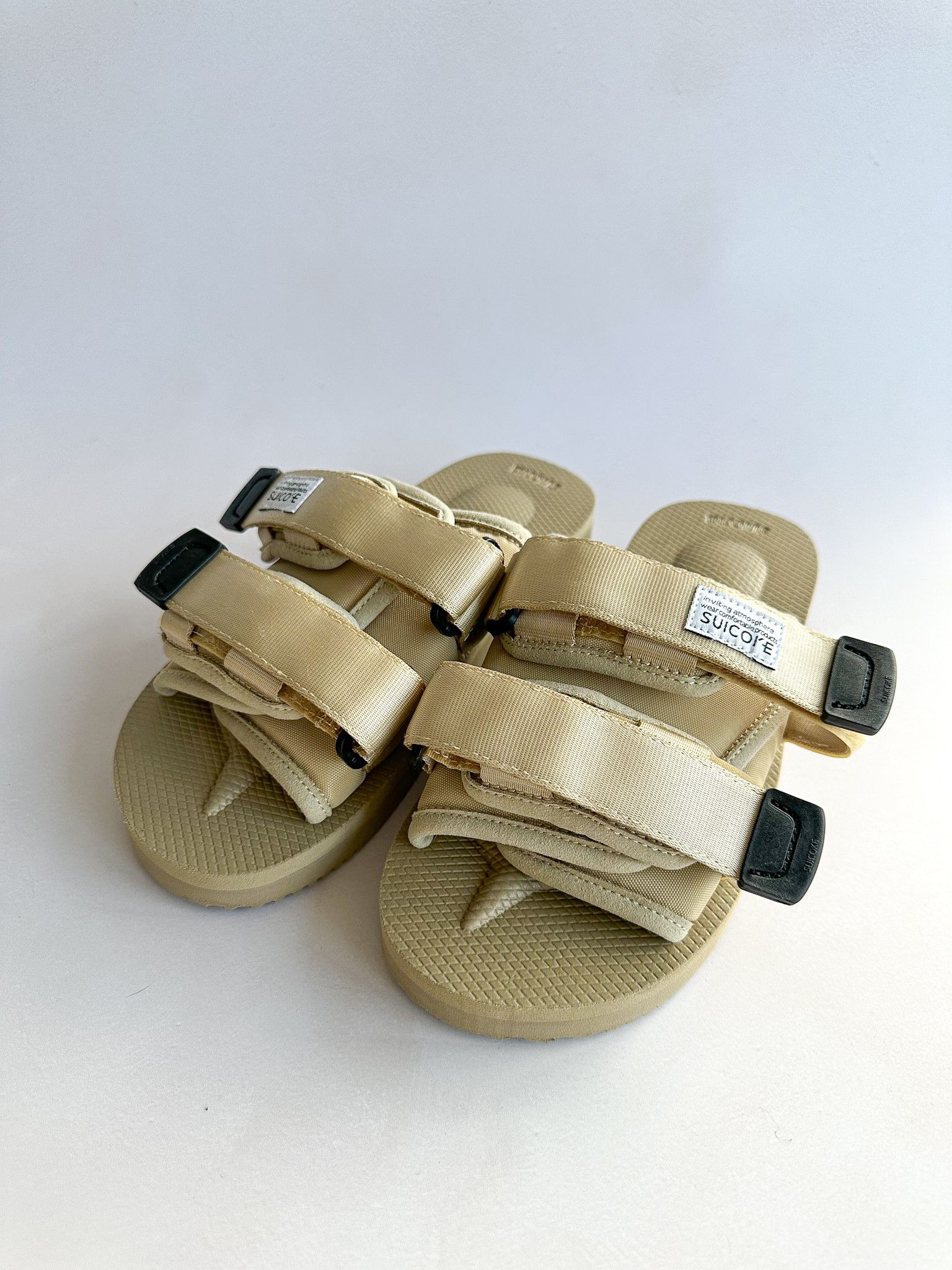 Suicoke Suicoke Sandal Sliders in Beige Size US 5 / IT 35 - 1 Thumbnail