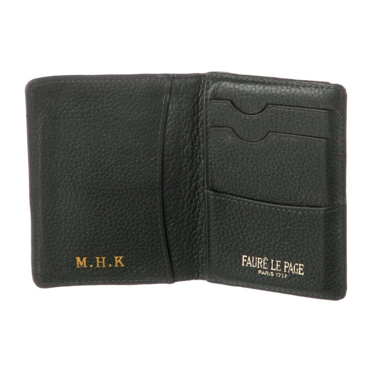 Faure Le Page Empire Green Mini Bifold Pistol Calibre Wallet Size ONE SIZE - 4 Thumbnail