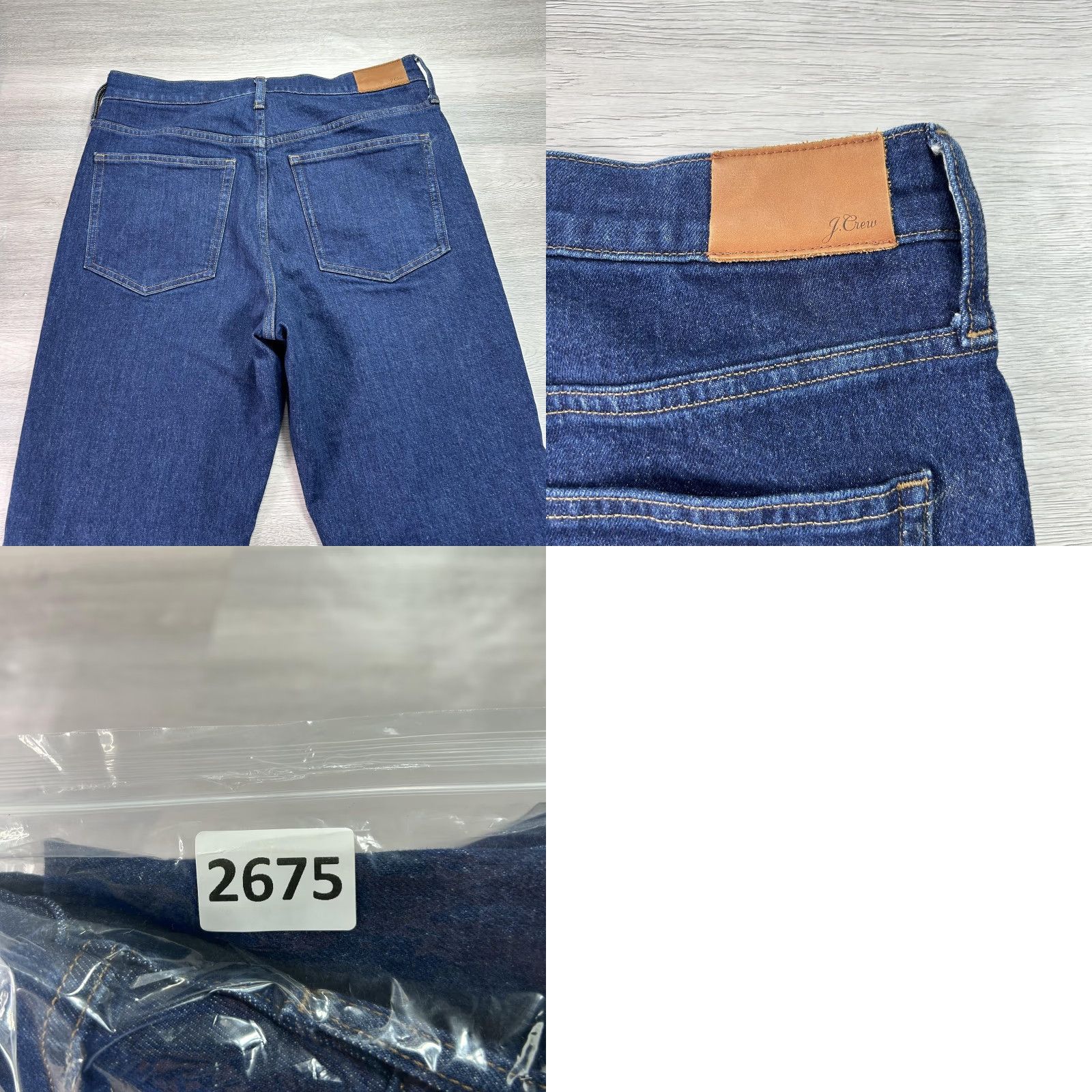 J.Crew J.CREW Classic Straight Jeans Mens 30x29 Blue Stretch Denim Dark Wash Pants Size US 30 / EU 46 - 9 Thumbnail