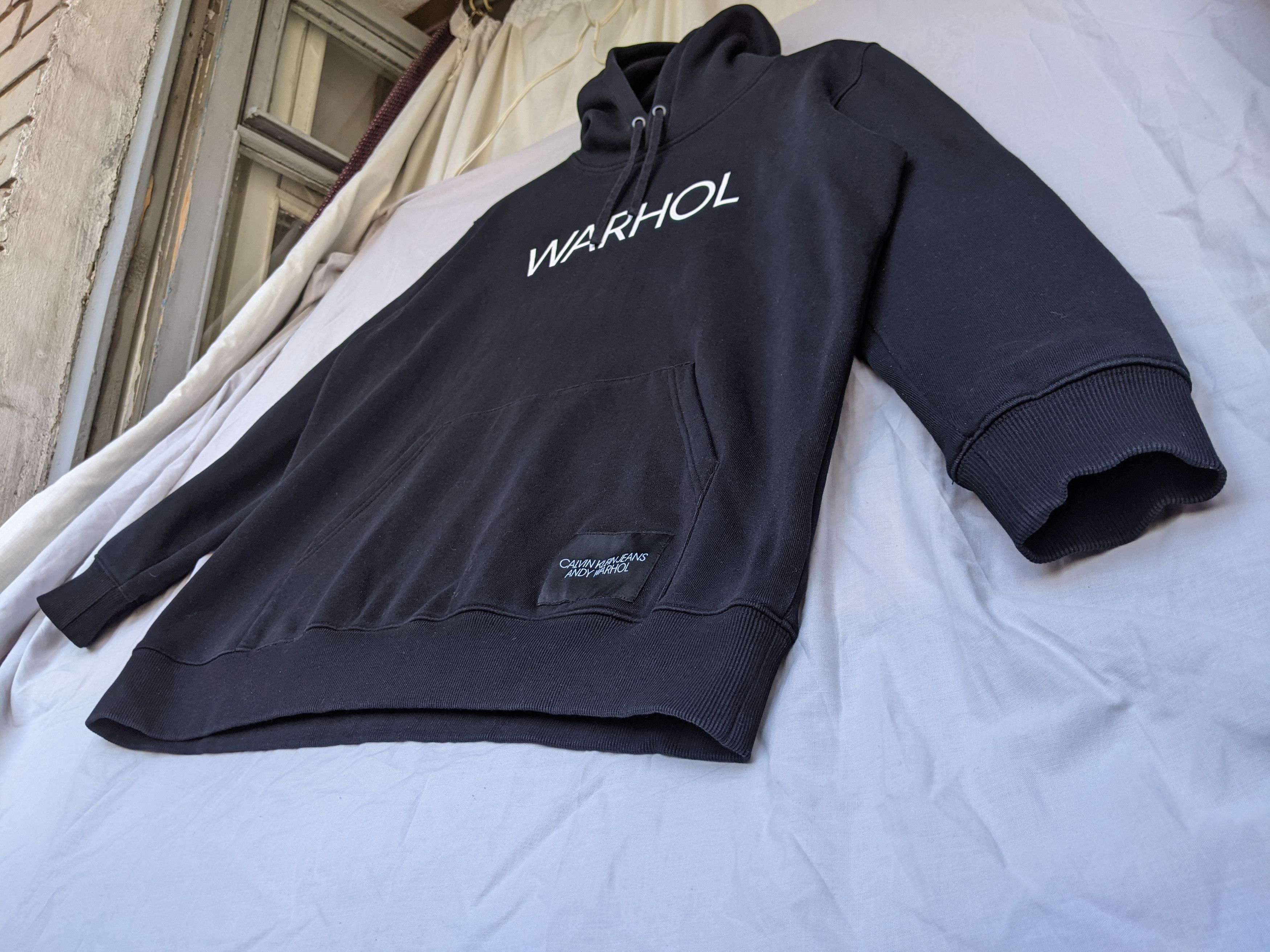 Andy Warhol × Calvin Klein 205W39NYC Calvin Klein Andy Warhol Raf Simons Black Hoodie Sweatshirt Size US XL / EU 56 / 4 - 6 Thumbnail