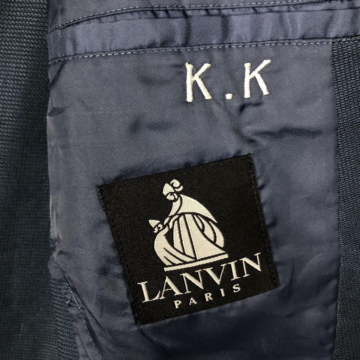 Japanese Brand 📌Vintage Lanvin Paris Chore Casual Coats Double Breast Size US M / EU 48-50 / 2 - 18 Thumbnail