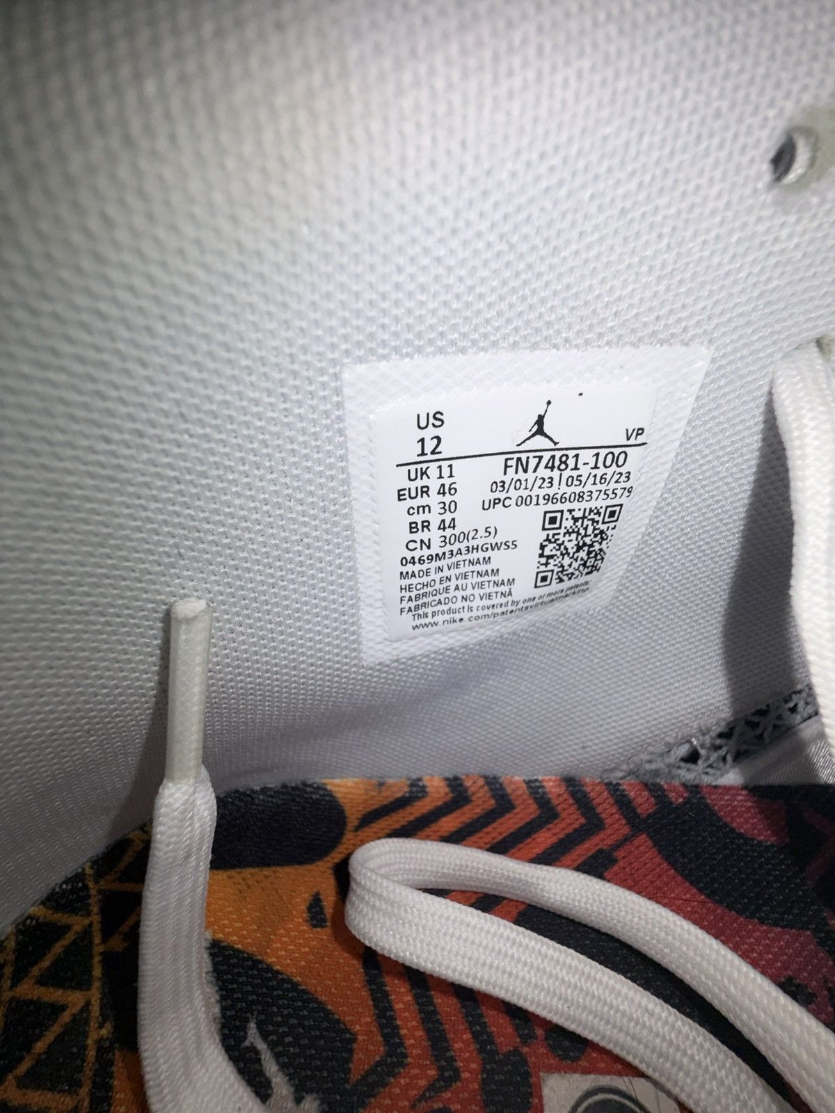 Jordan Brand Size 12 - Air Jordan 38 FIBA - FN7481-100 Size US 12 / EU 45 - 6 Thumbnail