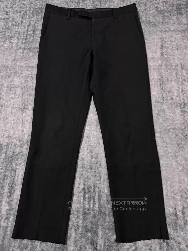 Saint Laurent Paris Saint Laurent Paris Wool Basic Nine-Quarter Black Trousers Size US 28 / EU 44 - 1 Thumbnail