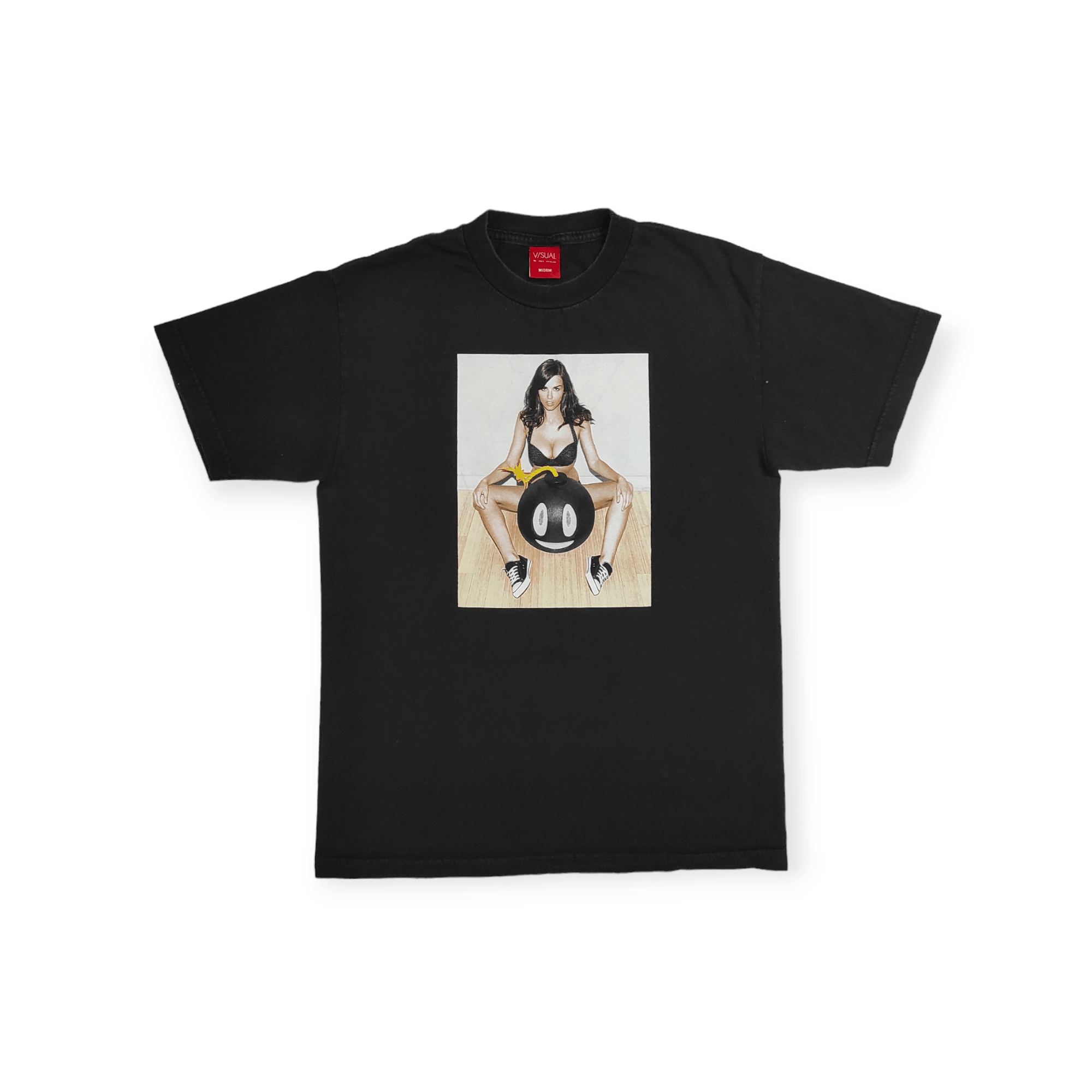 image of Archival Clothing x The Hundreds Visual X The Hundreds Adam Eyes T Shirt in Black (Size Medium)