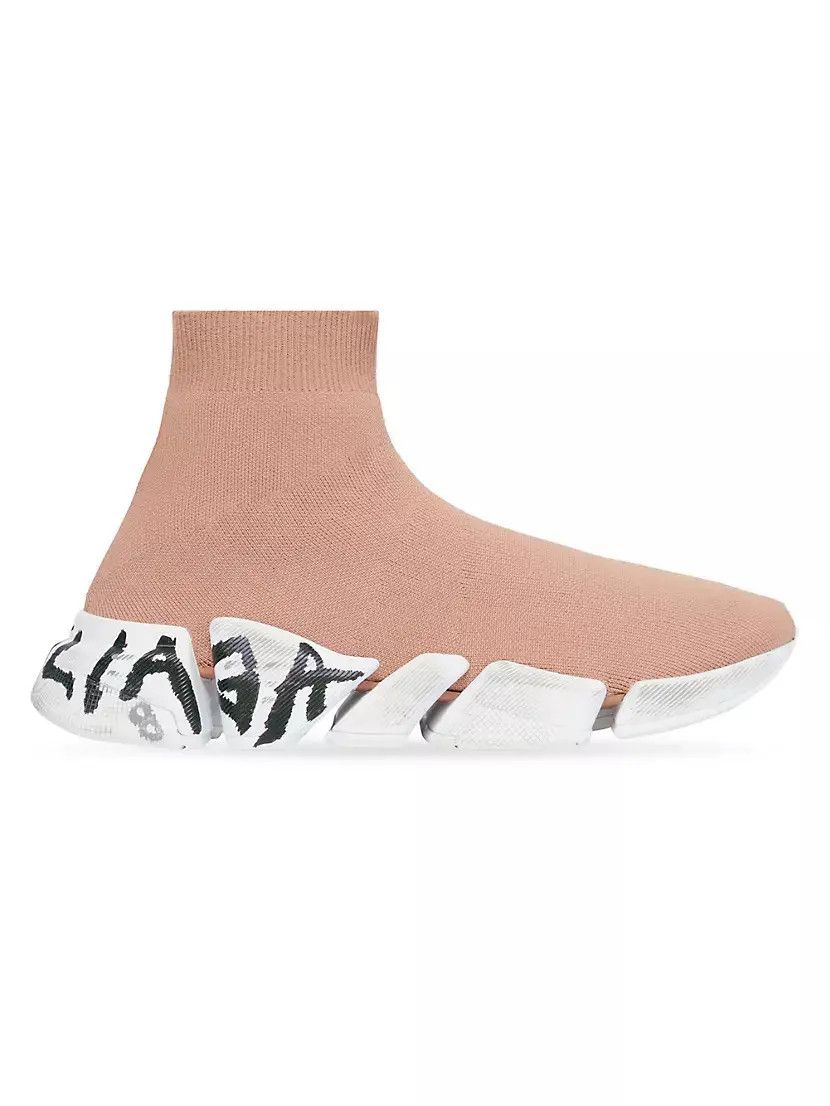 o1bcso1str1224 Speed 2.0 Graffiti Recycled Knit Sneakers