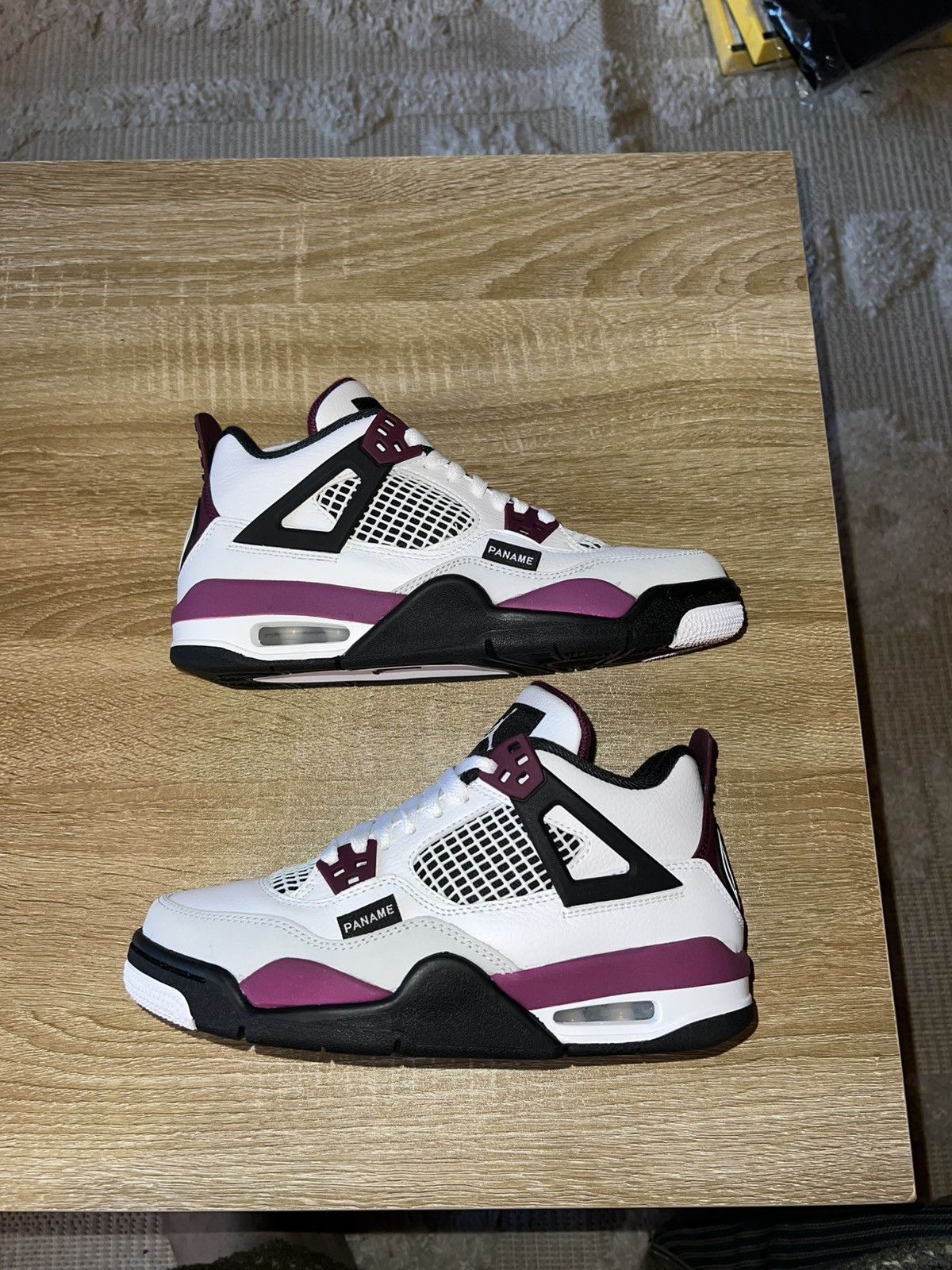 Jordan Brand Paris Saint-Germain x Air Jordan 4 Retro GS 'Bordeaux' Size US 5 / EU 37 - 1 Thumbnail