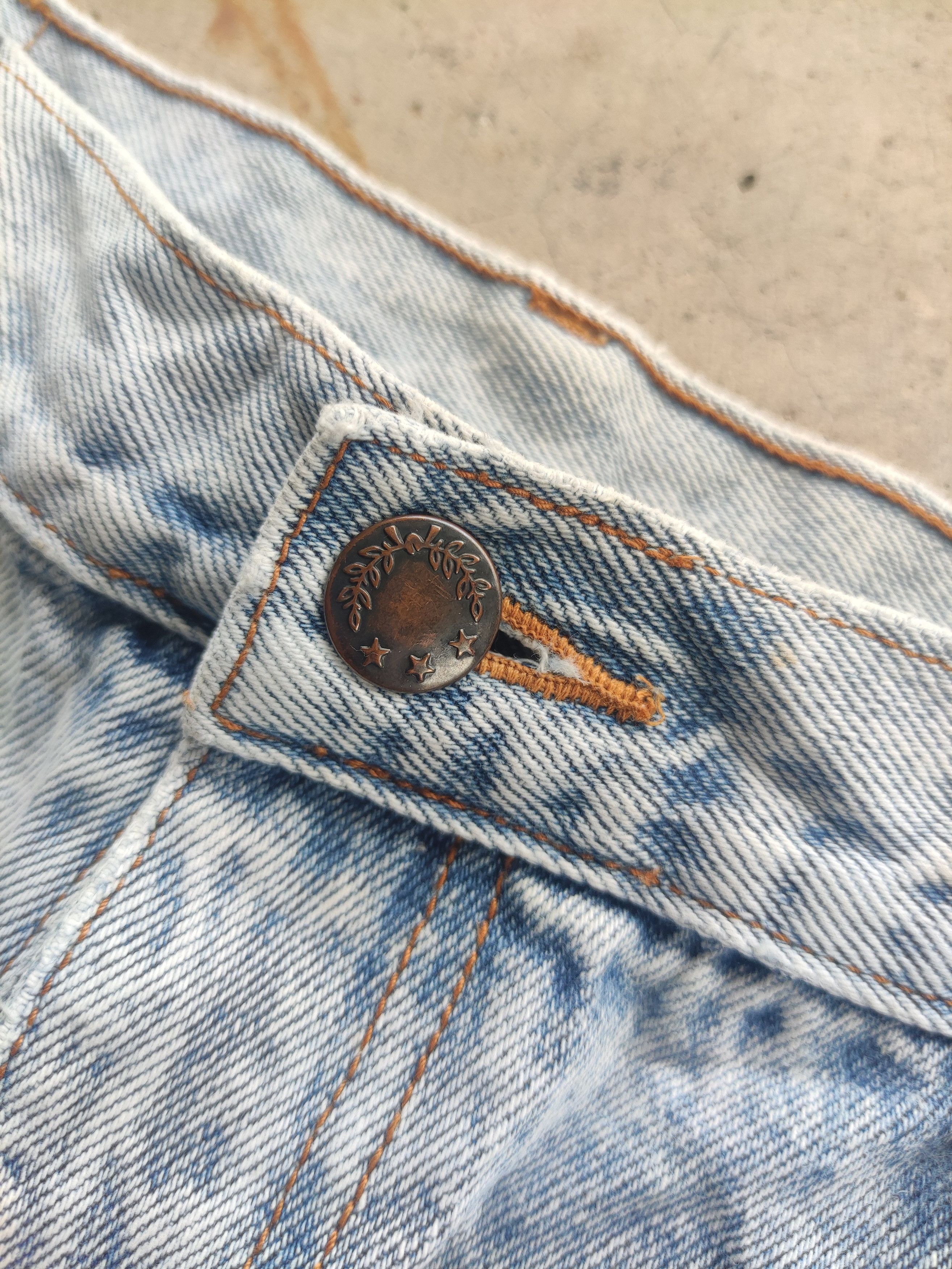 Vintage Japanese jean Distressed Faded Denim Pants