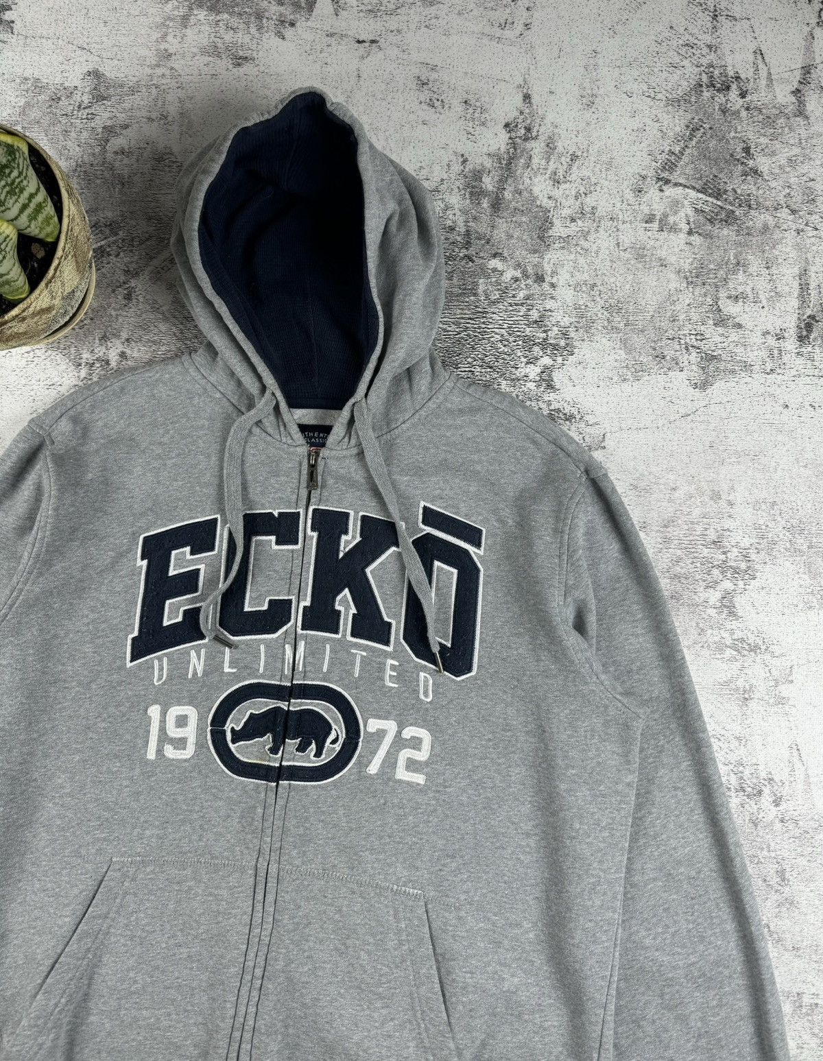 Ecko Unltd. Vintage Ecko Unltd Y2K Hip Hop Skateboarding Rap Zip Hoodie Size US L / EU 52-54 / 3 - 5 Thumbnail