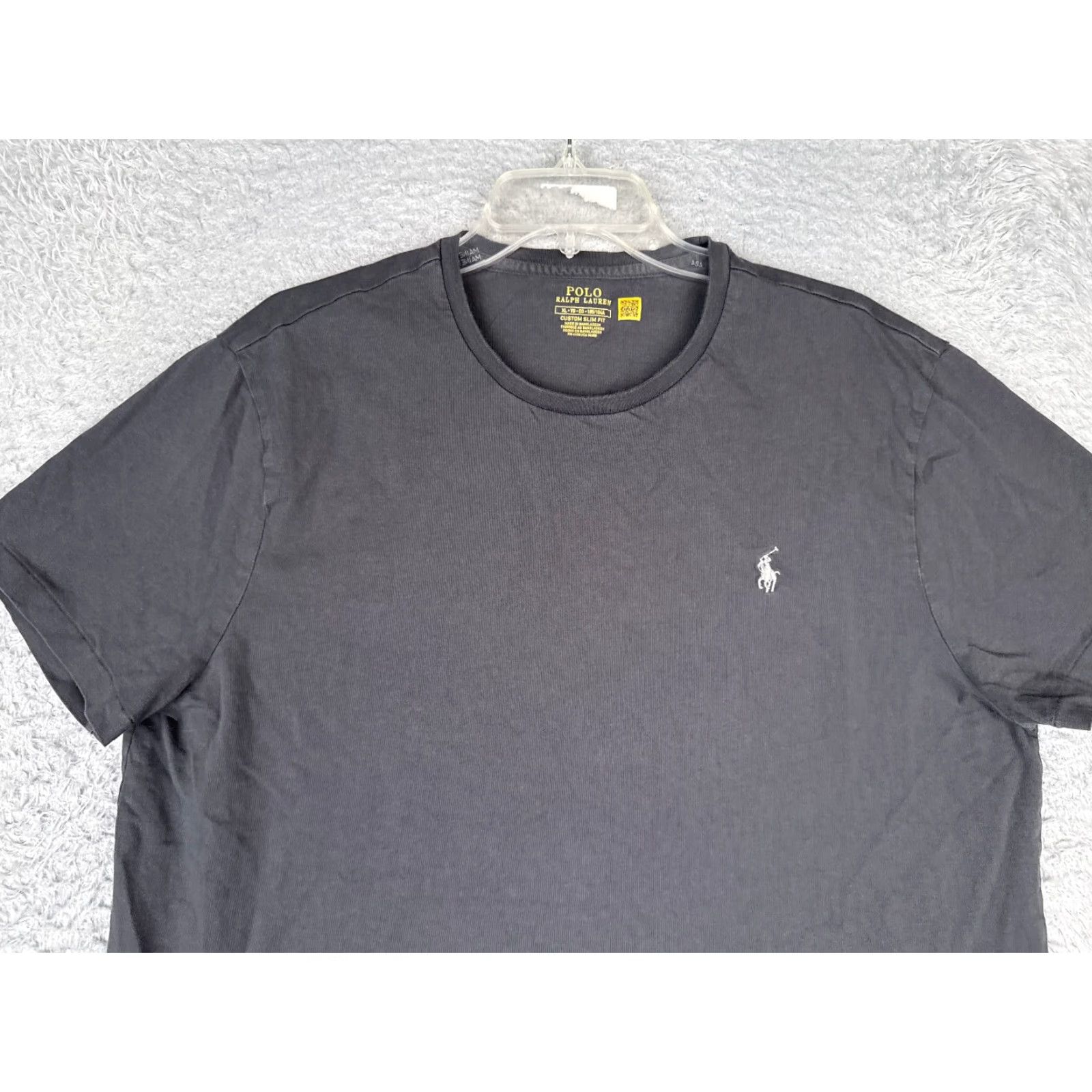 Ralph Lauren Ralph Lauren Polo Shirt Adult XL Gray 100% Cotton Slim Fit Crew Neck Embroidered Logo Vintage: No Mens T-Shirt Casual Sports Classic Designer Size US XL / EU 56 / 4 - 4 Thumbnail