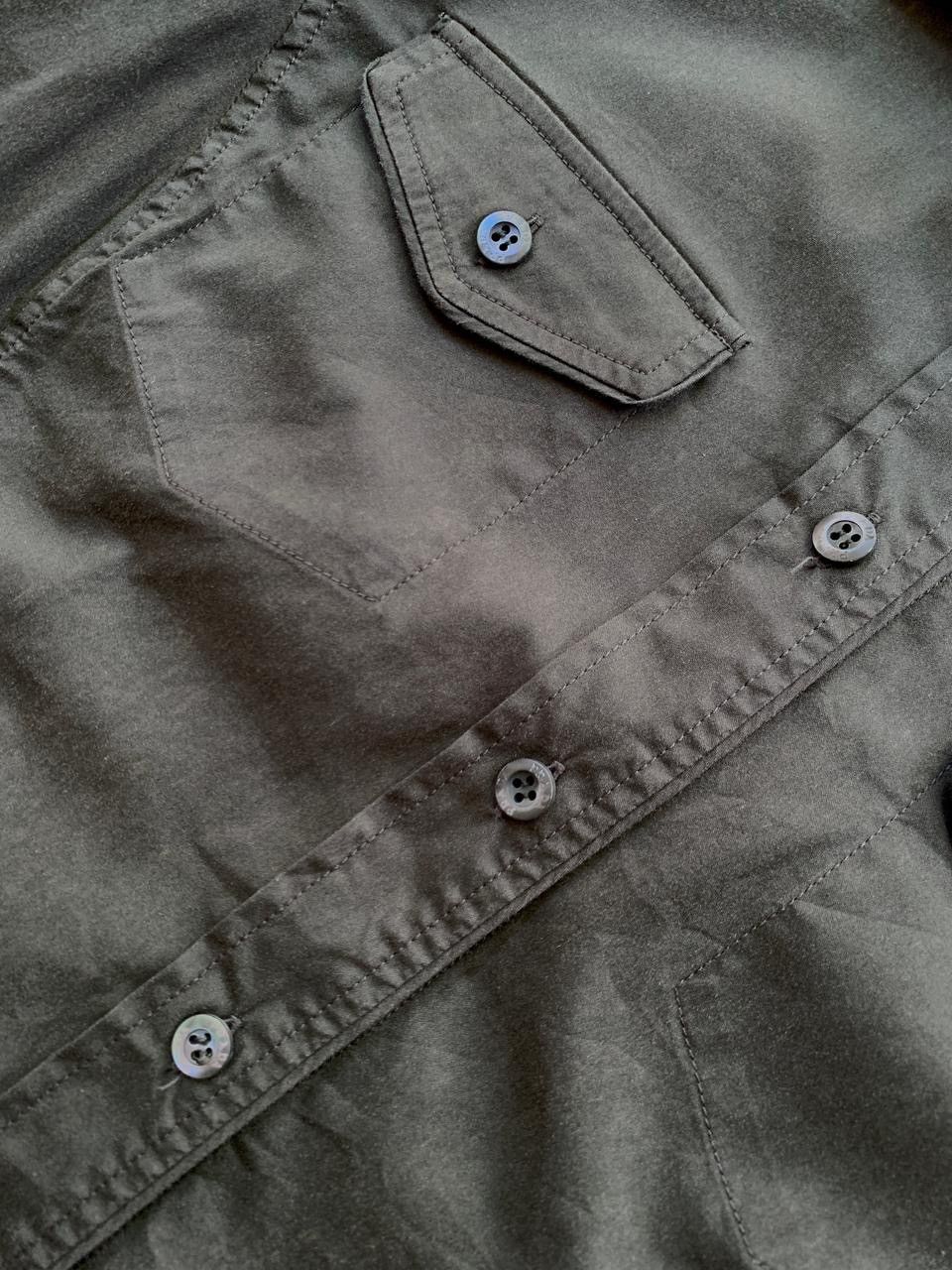 Prada FREE TAX! 2000s Military Printed Logo Ls Shirt Size US S / EU 44-46 / 1 - 6 Thumbnail
