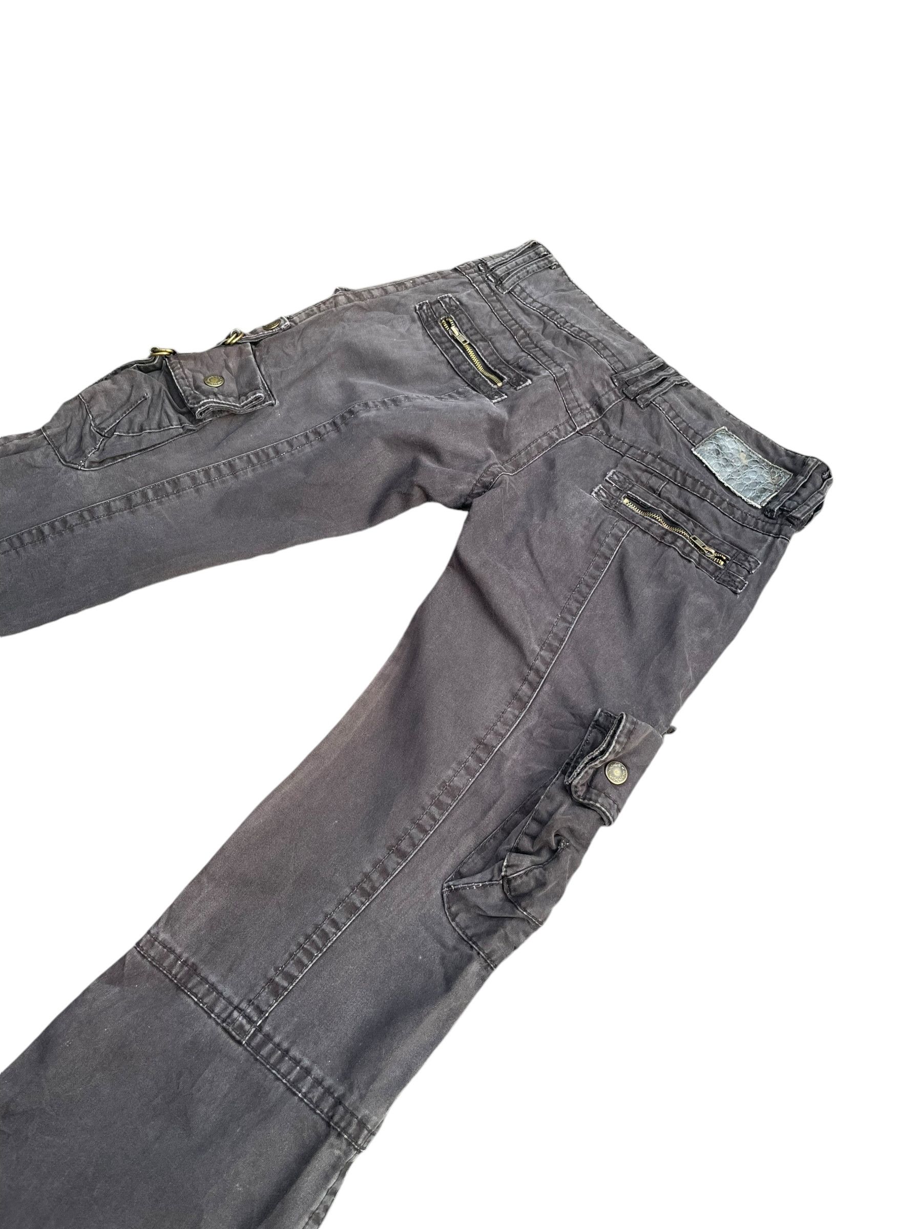 Japanese Brand Japanese Brand Flare Cargo Pant Size 30" / US 8 / IT 44 - 6 Thumbnail