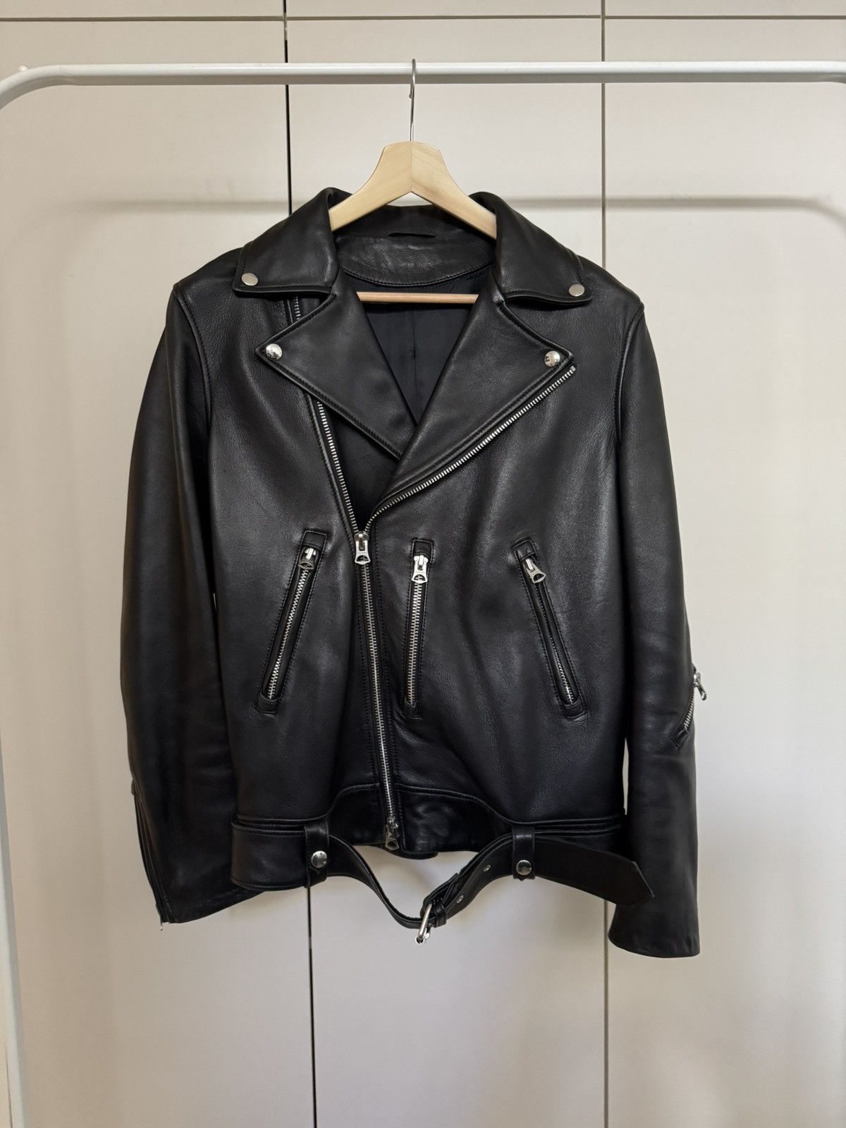 Acne Studios Nate clean oversized leather jacket Size US S / EU 44-46 / 1 - 2 Thumbnail