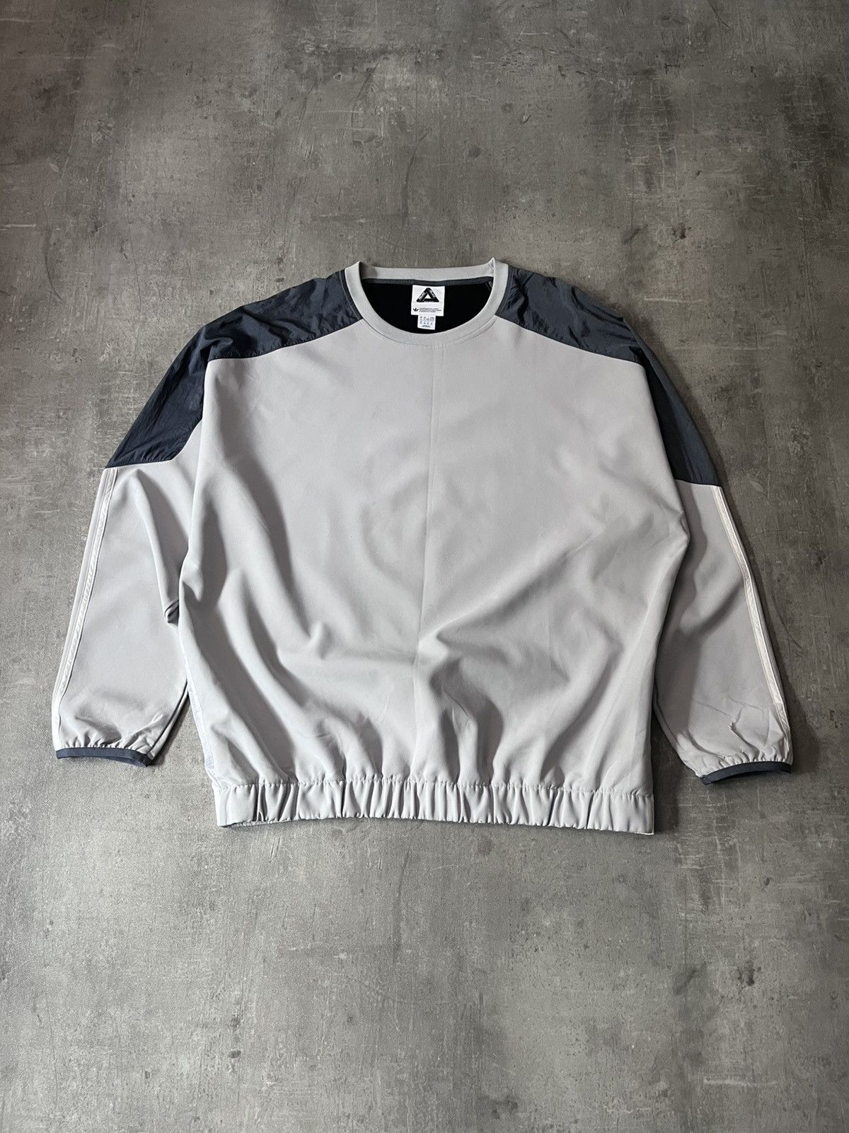 Adidas × Palace Adidas x Palace grey sport sweatshirt Size US XL / EU 56 / 4 - 11 Thumbnail