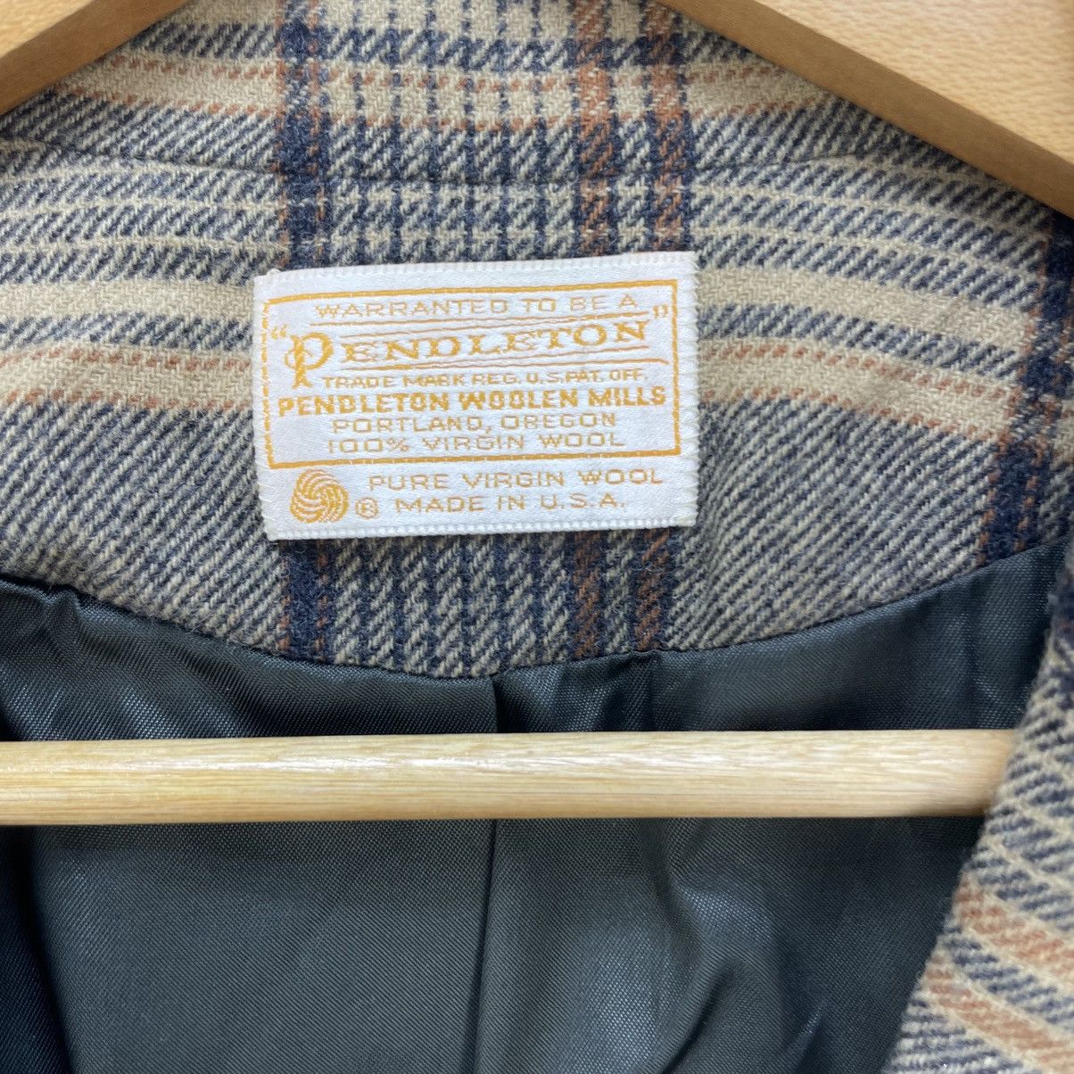 Pendleton 💥Vintage Pendleton Checked Jacket Made In Usa Size US M / EU 48-50 / 2 - 6 Thumbnail