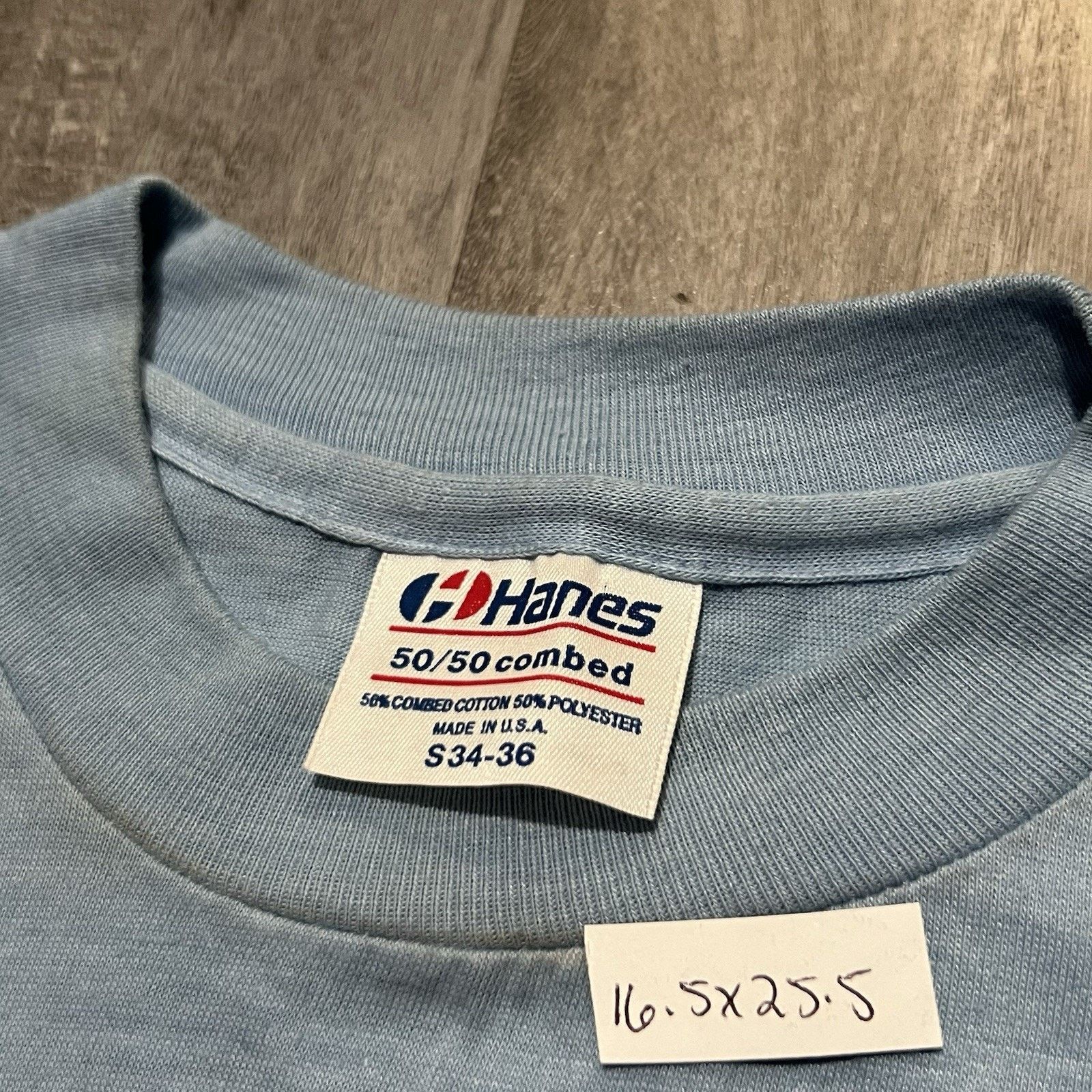 Hanes VTG 1980s "I Hate Seagulls" Blue Bird Poop Beach T Shirt Size US S / EU 44-46 / 1 - 4 Thumbnail