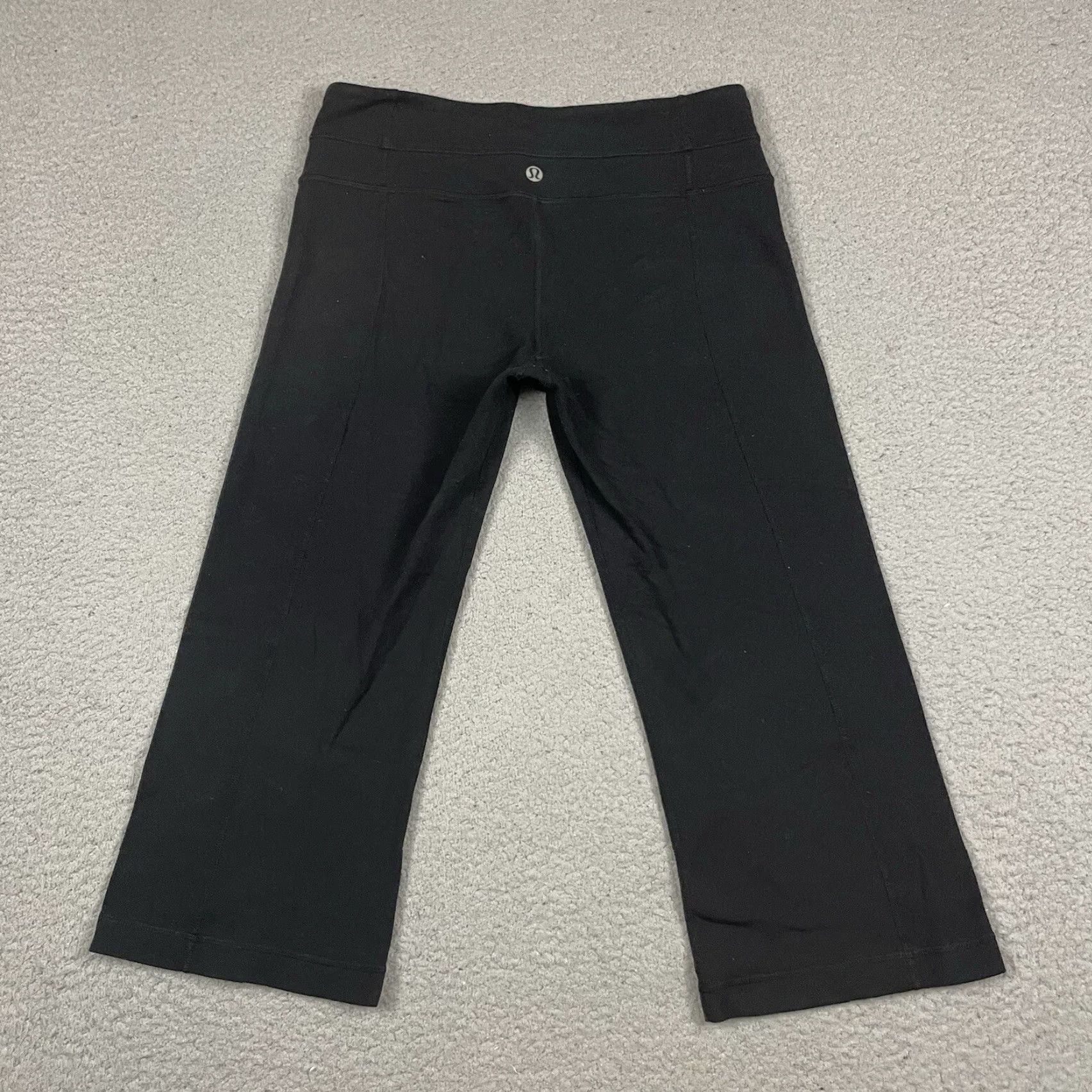 Lululemon Lululemon Pants Womens 6 Black Stretch Capri Crop Activewear Yoga Gym Size 28" / US 6 / IT 42 - 6 Thumbnail