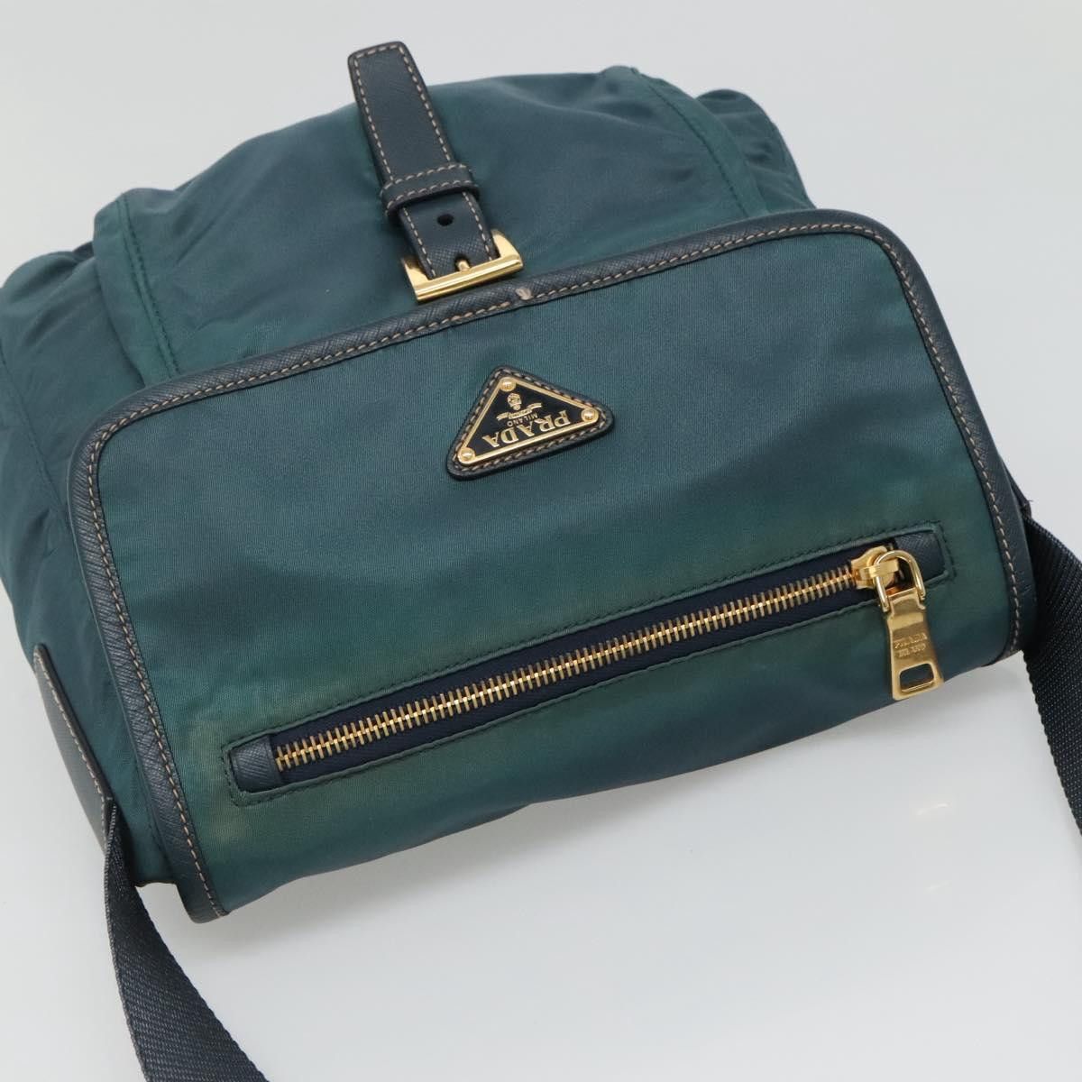 Prada PRADA Shoulder Bag Nylon Green Gold Size ONE SIZE - 6 Thumbnail