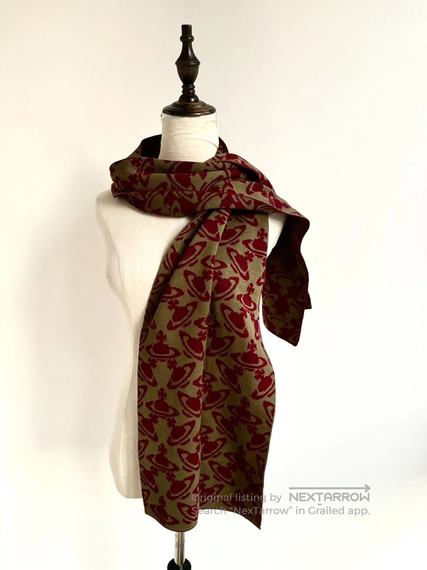 Vivienne Westwood Vivienne Westwood Vintage Saturn Print Scarf. Size ONE SIZE - 2 Thumbnail