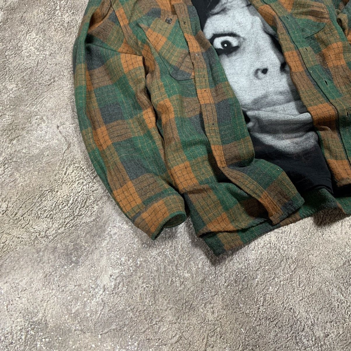 Vintage Vintage 90s Plaid Shirt Grunge Streetwear Oversized Faded L Size US L / EU 52-54 / 3 - 2 Thumbnail