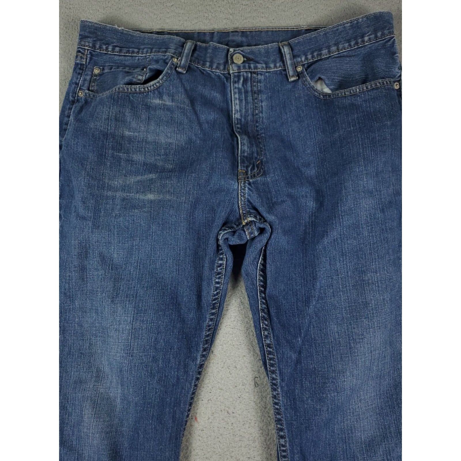 Levi's Levis 559 Mens Relaxed Straight Leg Blue Denim Jeans 38x28 Pants Size US 38 / EU 54 - 2 Thumbnail