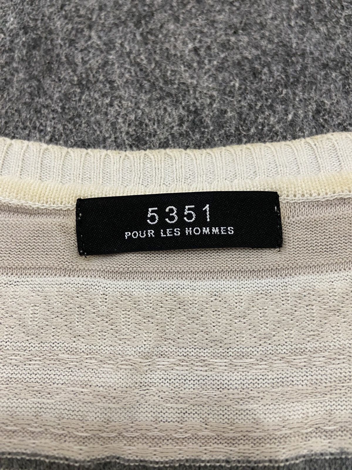 5351 POUR LES HOMMES 5351 pour les hommes t-shirt knite waffle Size US M / EU 48-50 / 2 - 3 Thumbnail