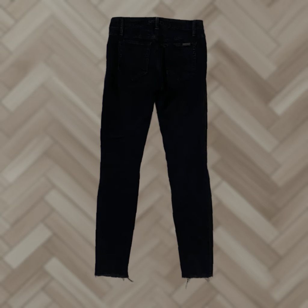 Vintage VINTAGE JOE'S Flawless The Finn Mid-Rise Ankle Skinny Jeans Black 25 Womens Jeans Skinny Ankle Black Waist 25 User Reference Size 42" / US 20 - 1 Thumbnail