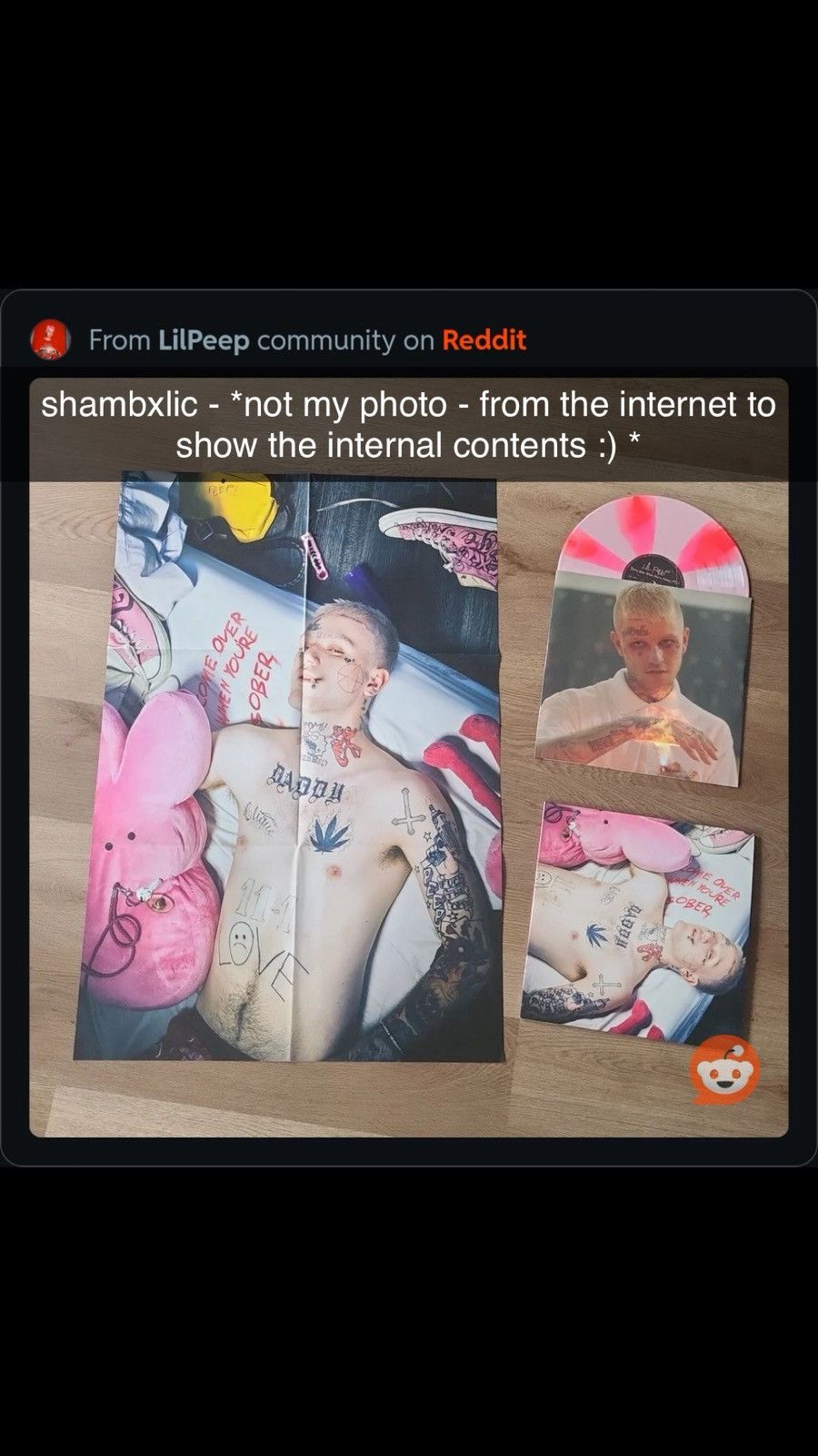 Lil Peep Lil Peep Come Over When You’re Sober Spotify Only Exclusive Size ONE SIZE - 7 Thumbnail