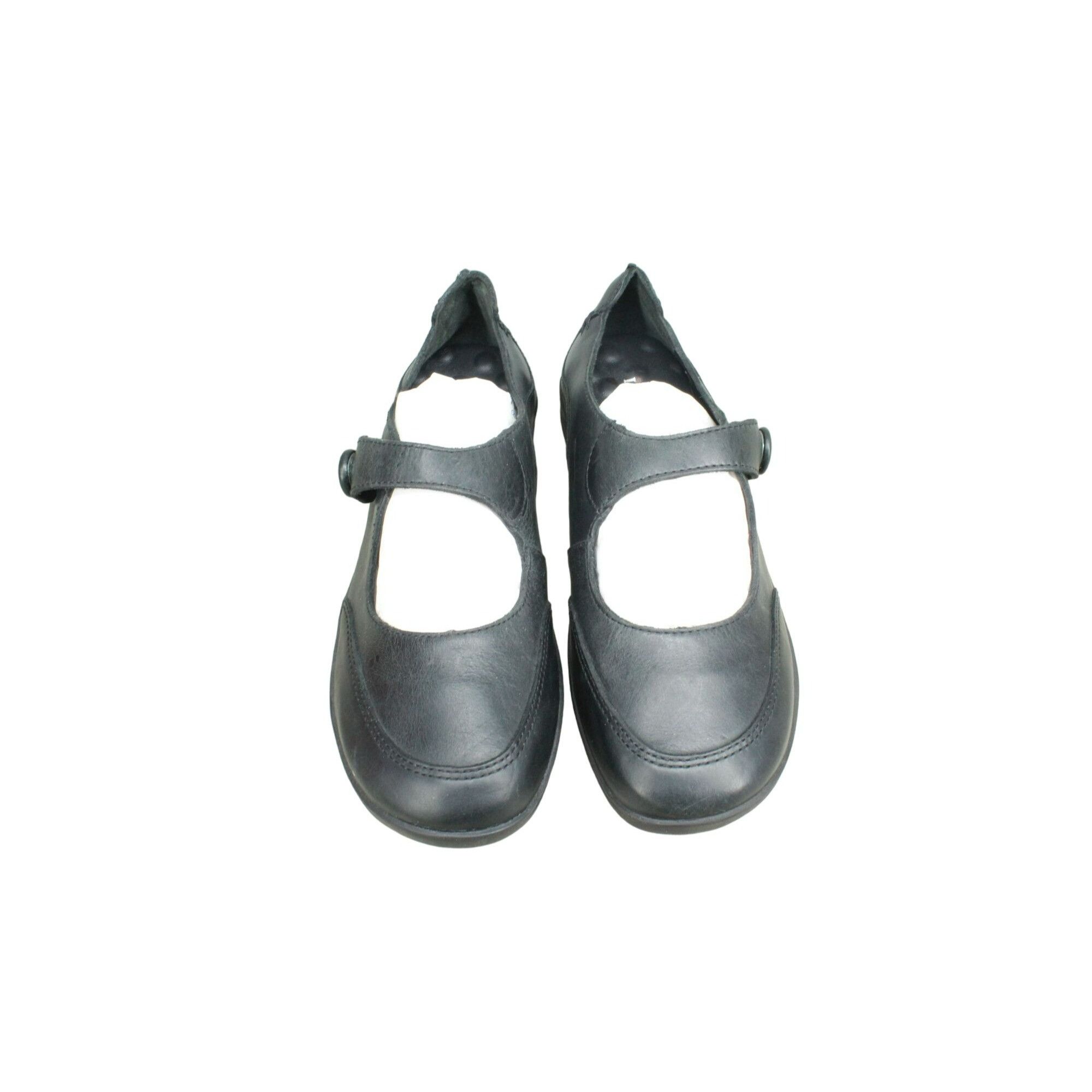 Leather LL Bean Women's Hook & Loop Mary Jane Flat Shoes Size US 6.5 / IT 36.5 - 1 Thumbnail