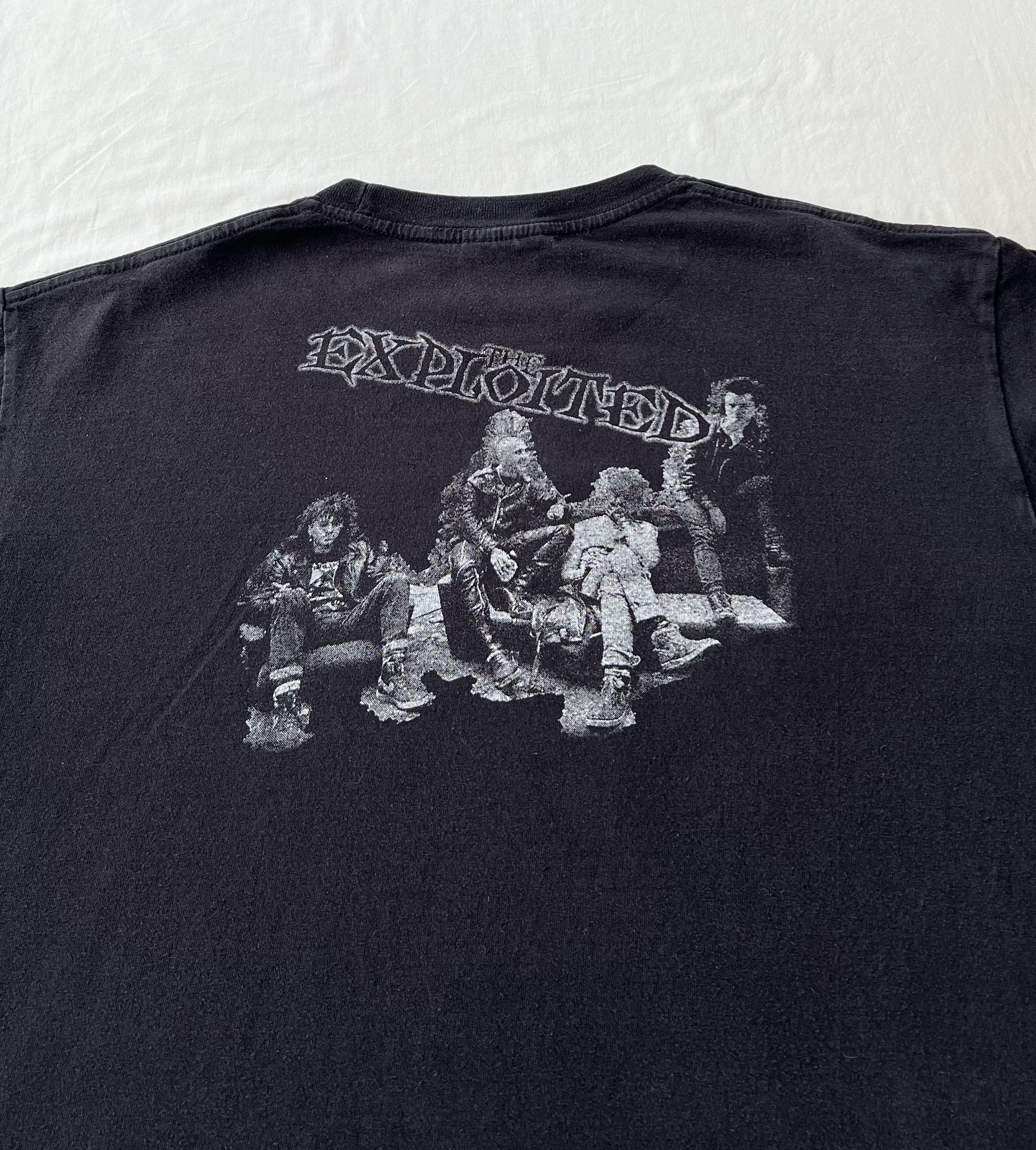 Band Tees Vintage 90s The Exploited Beat The Bastards Punk Rock Tee Size US XL / EU 56 / 4 - 12 Thumbnail