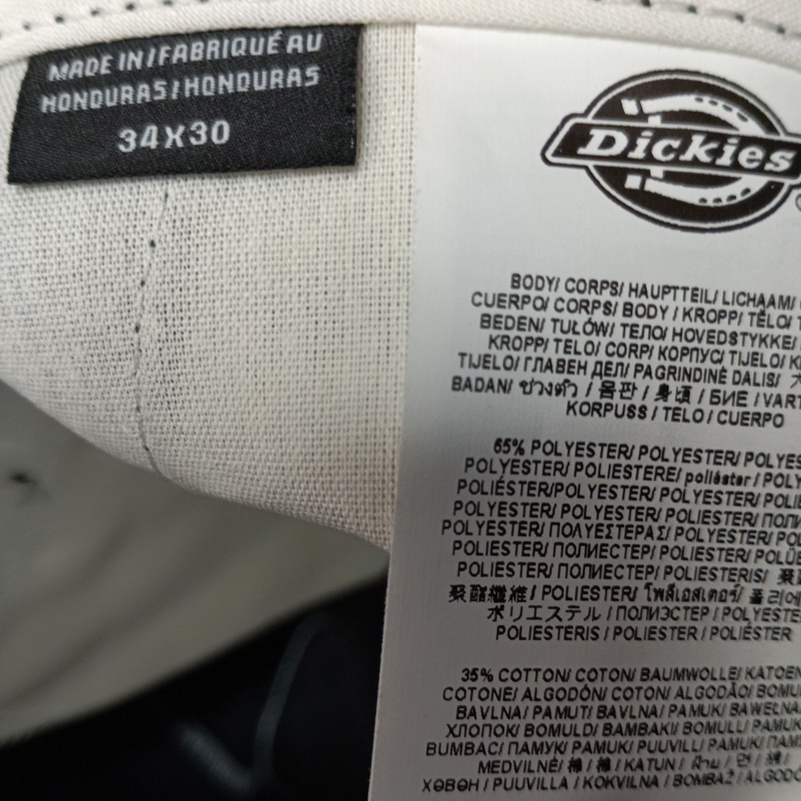 Dickies Dickies 874 Work Pants Men's 34x30 Black Original Fit Flex Size US 34 / EU 50 - 5 Thumbnail