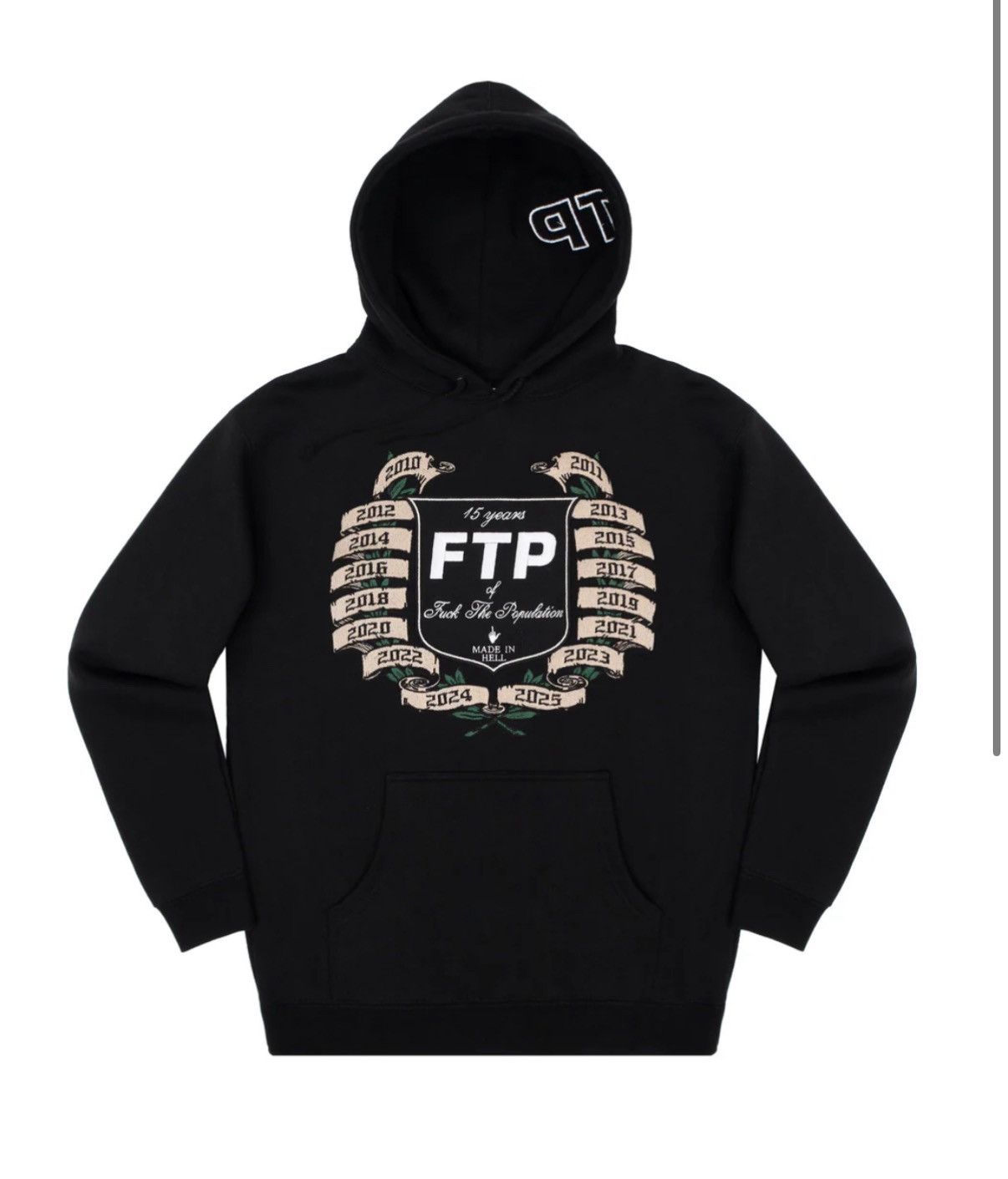 Fuck The Population FTP 15th Anniversary Hoodie Size US XL / EU 56 / 4 - 2 Thumbnail