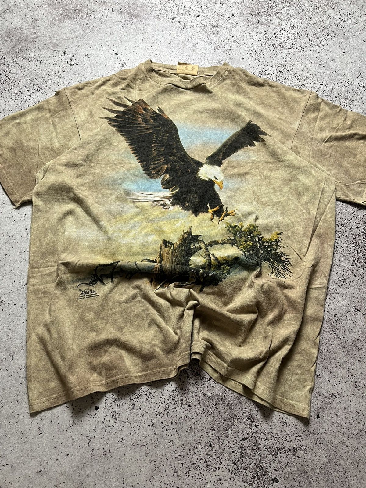 The Mountain × Vintage Vintage The Mountain Y2K 2000’s Western Eagle Graphic Shirt Size US XL / EU 56 / 4 - 4 Thumbnail
